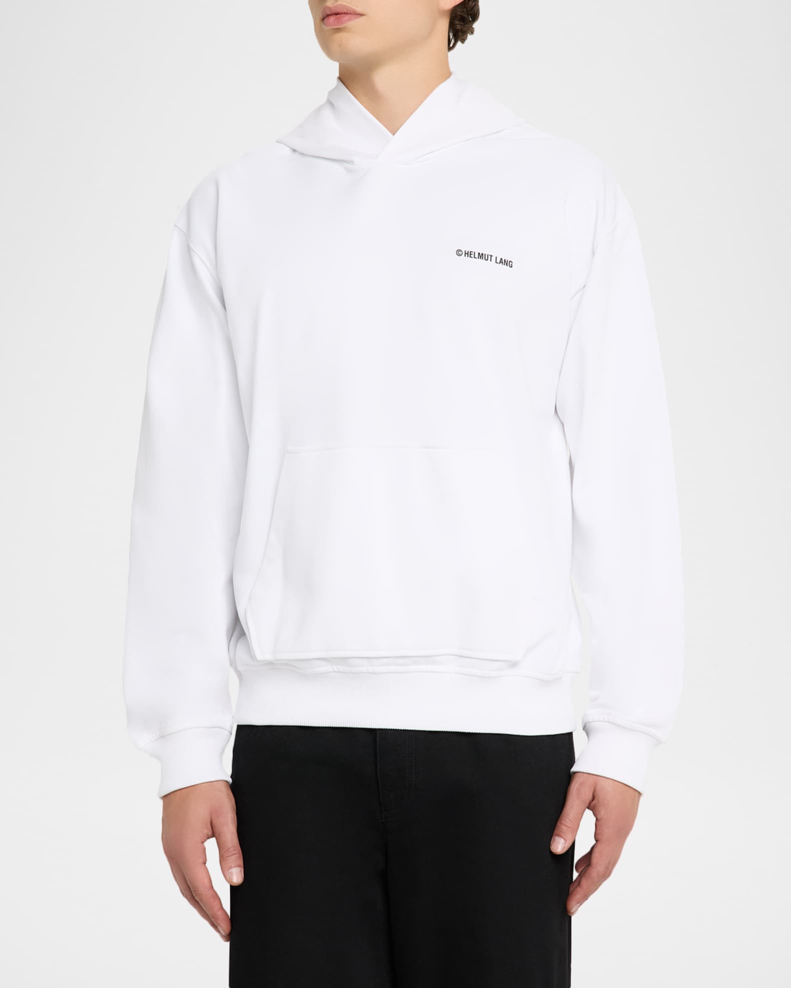Helmut Lang Men's Plastic Hoodie | Neiman Marcus