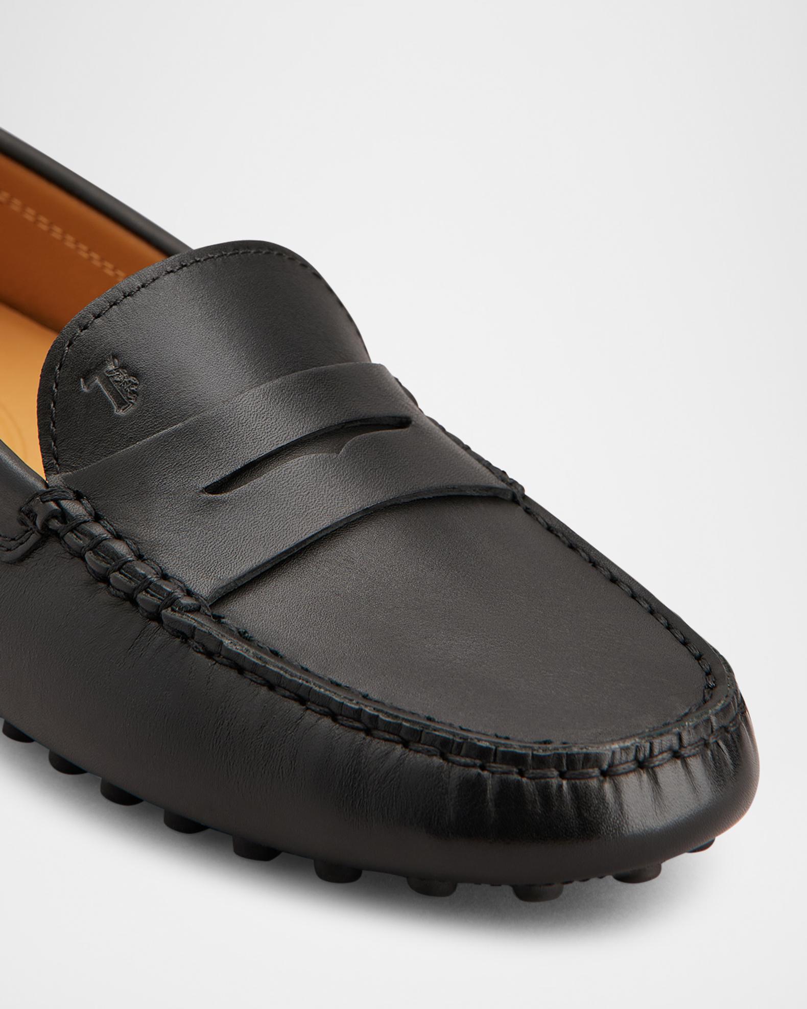 Tod\'s Gommino Black Leather Penny Driving Loafers Man BLACK Gommino Loafers in Leather XXM22L0IX80D909CB999 | Tods main image 4