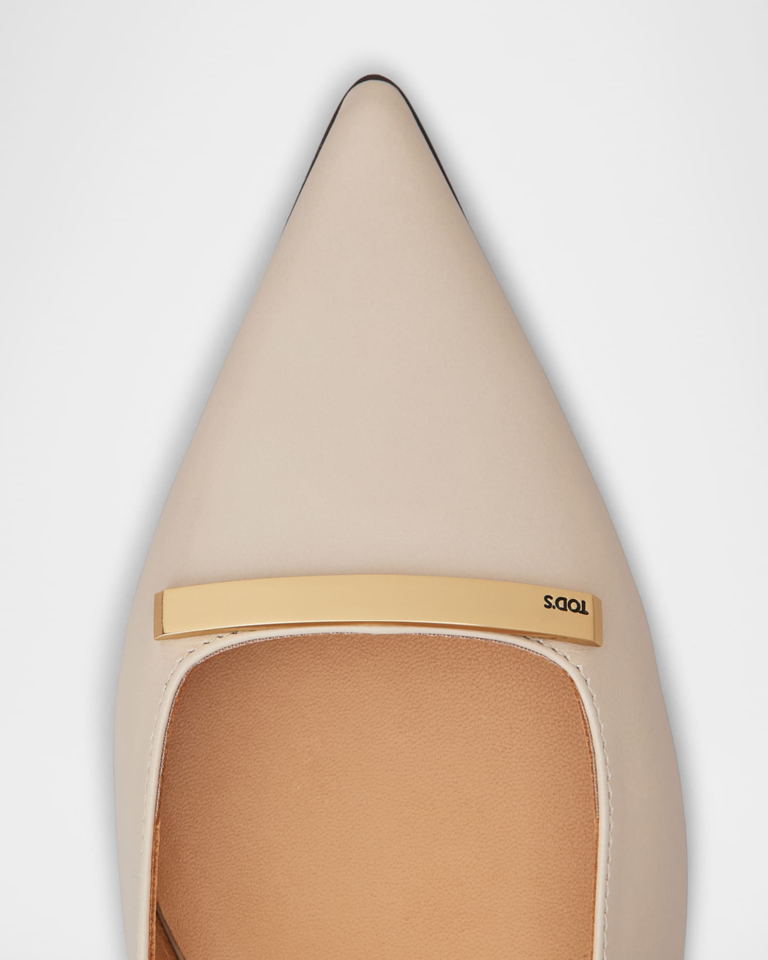 バレエシューズ Tod'S Leather Slingback Ballerinas Tod's Bar Leather Slingback Ballerina Flats | Neiman Marcus