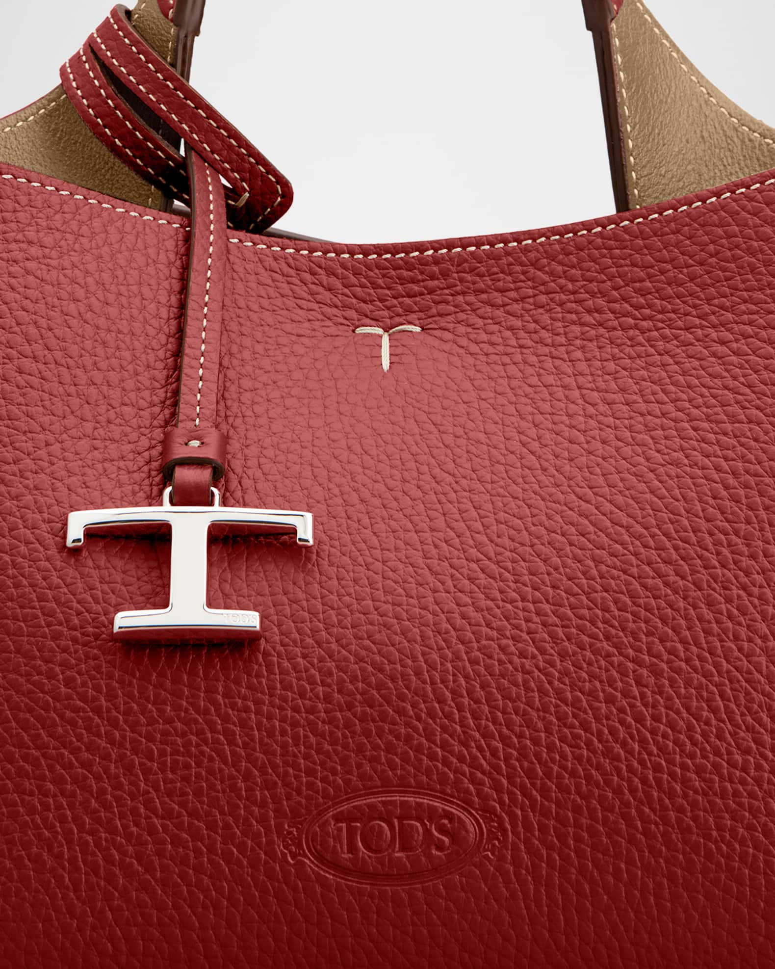【TOD'S】TOP HANDLE BAG Tod's Micro Leather Top-Handle Bag | Neiman Marcus