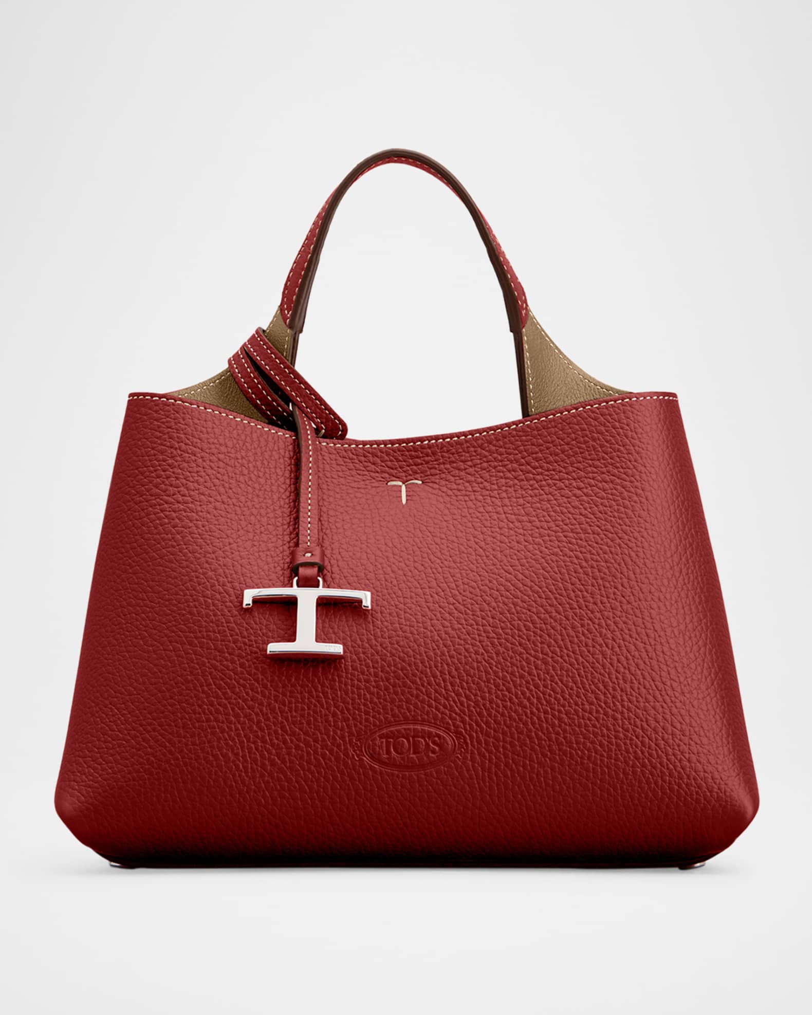 【TOD'S】TOP HANDLE BAG Tod's Micro Leather Top-Handle Bag | Neiman Marcus