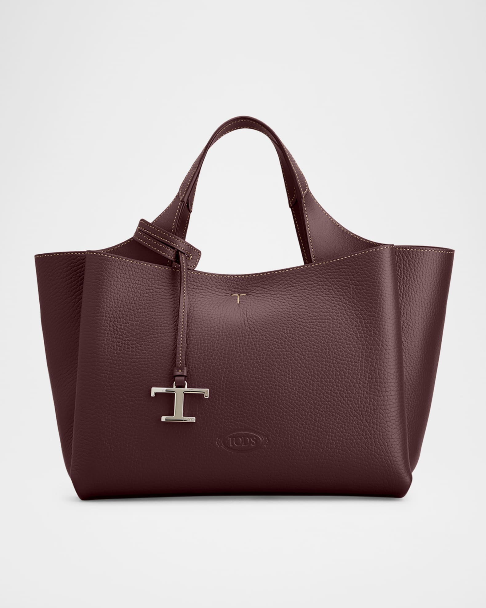 TOD'S LEATHER TOTE BAG MINI レザー ミニ トート ハンマード TOD'S LEATHER TOTE BAG MINI レザー ミニ トート ハンマード