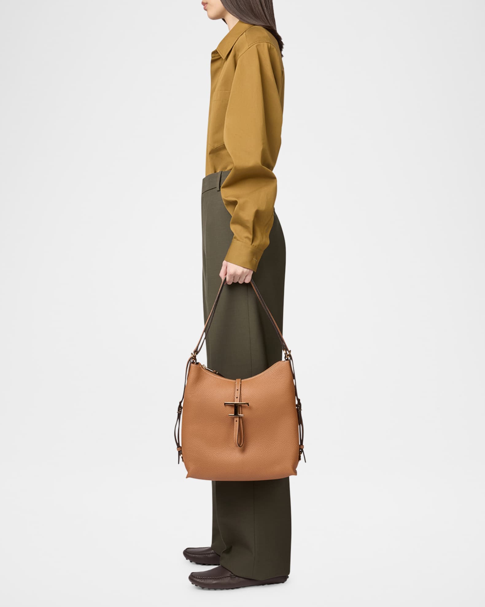 ショルダーバッグ・ポシェット Tod's Structured Pebbled Leather Shoulder Bag s-l400.jpg