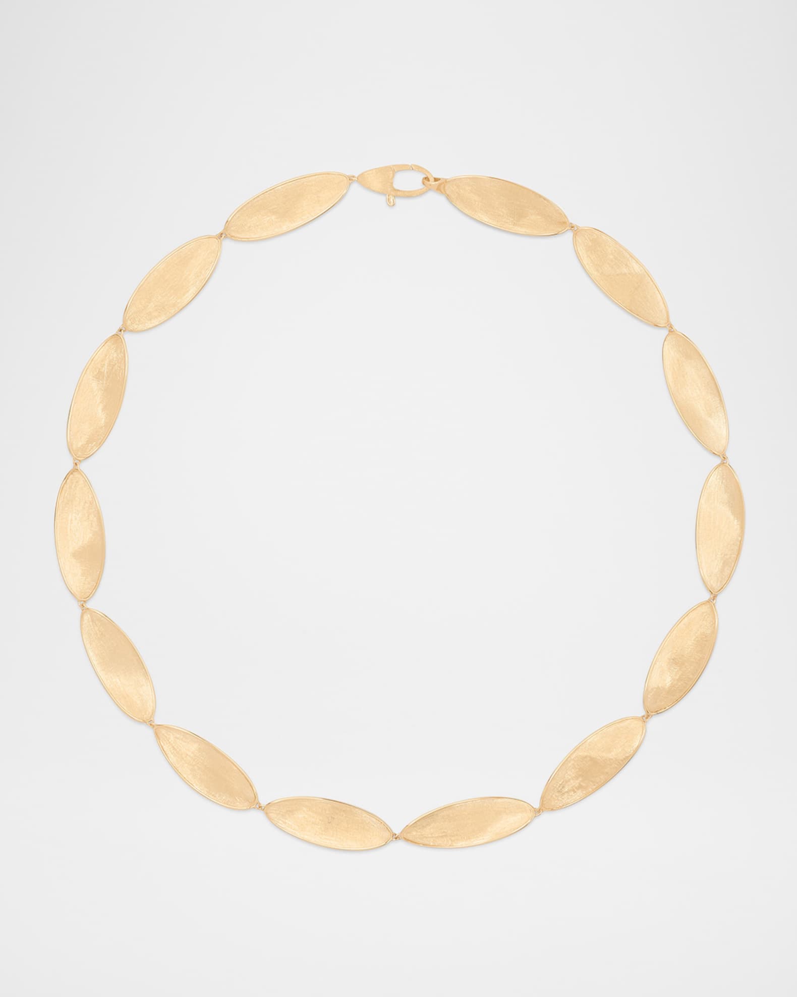 18K Yellow Gold Lunaria Twist Collar Necklace 0