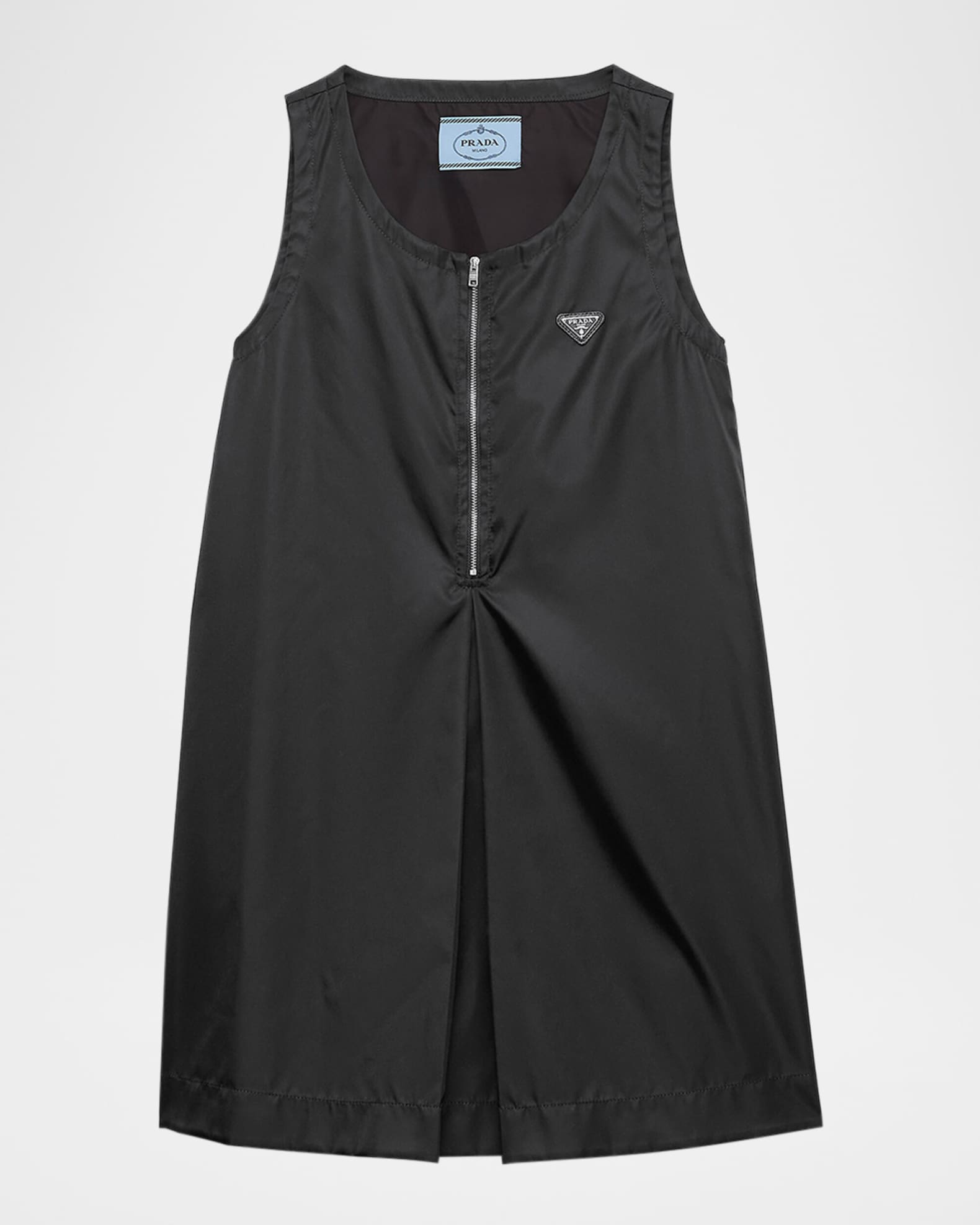 Re-Nylon Sleeveless Zip Mini Dress 0