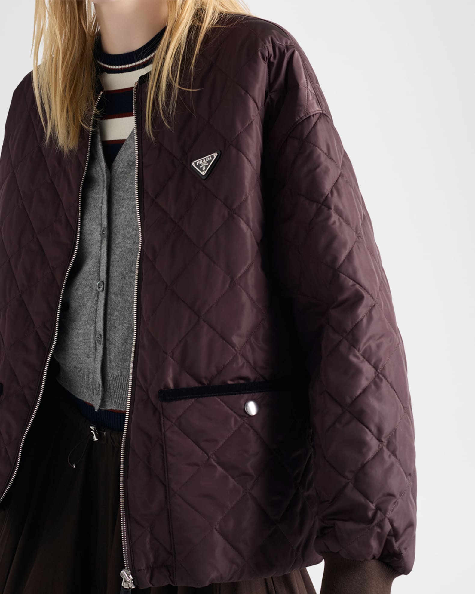 Prada Quilted Light Re-Nylon Jacket | Neiman Marcus