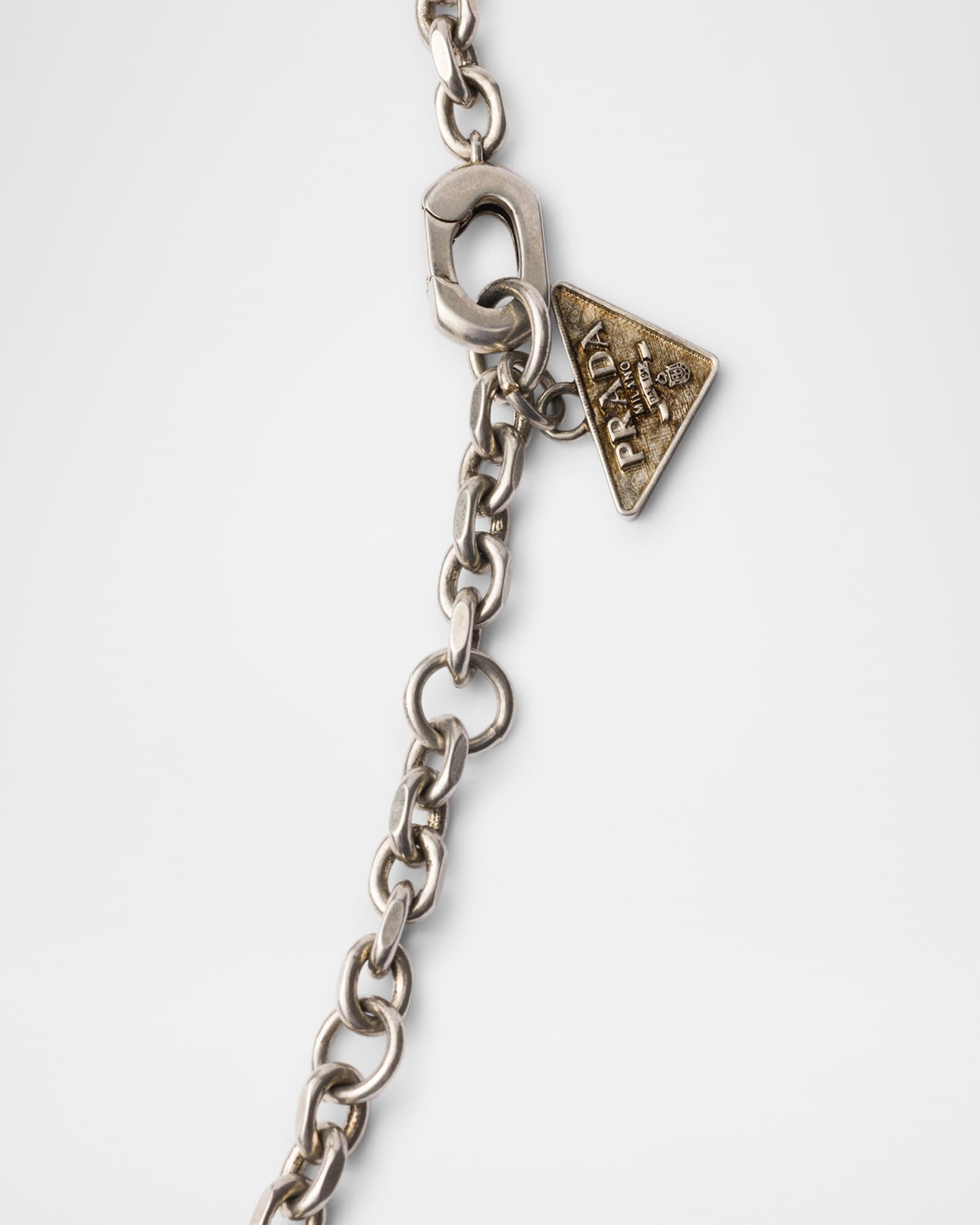 Prada Metal Pendant Necklace | Neiman Marcus
