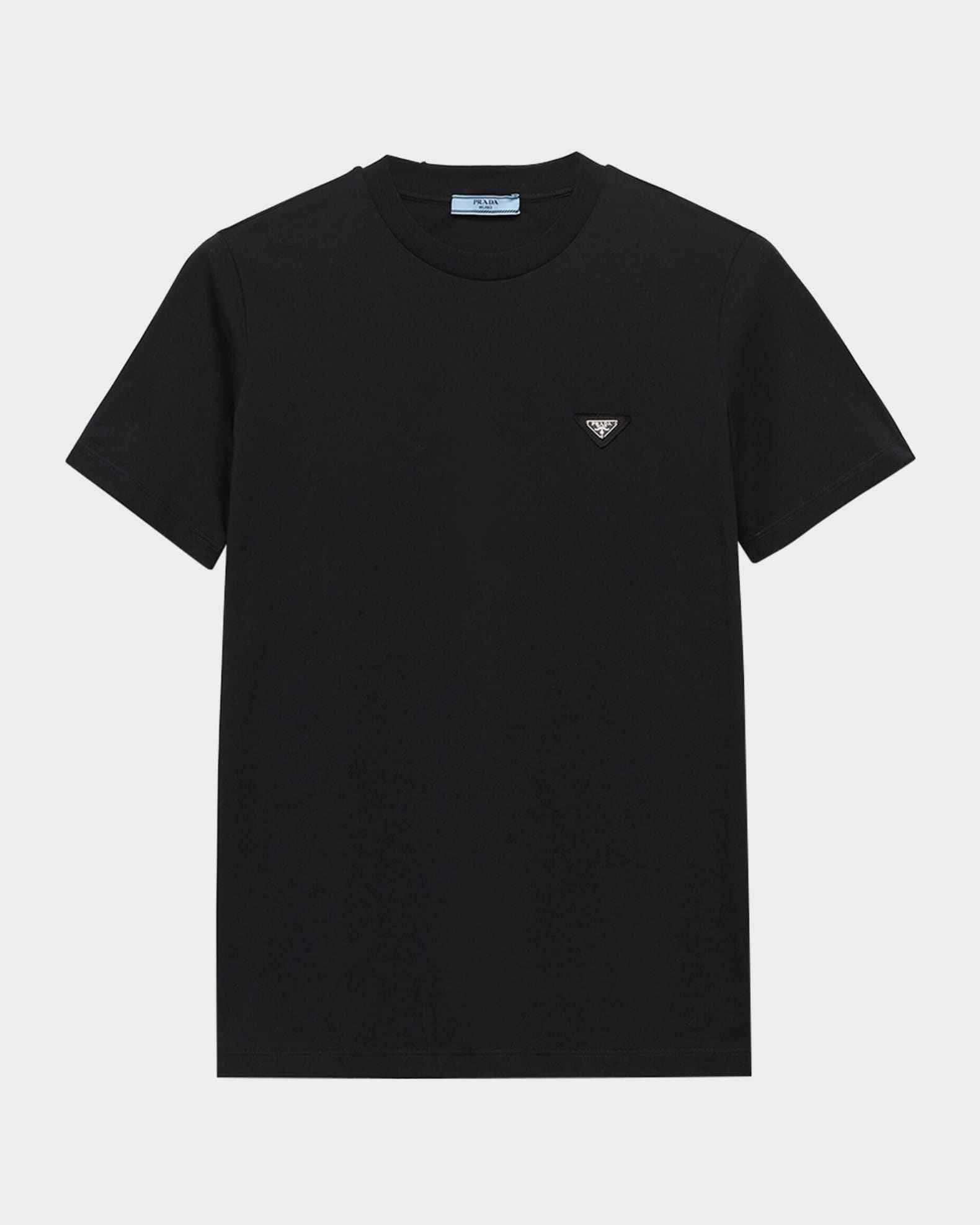 Prada Short-Sleeve Jersey T-Shirt | Neiman Marcus