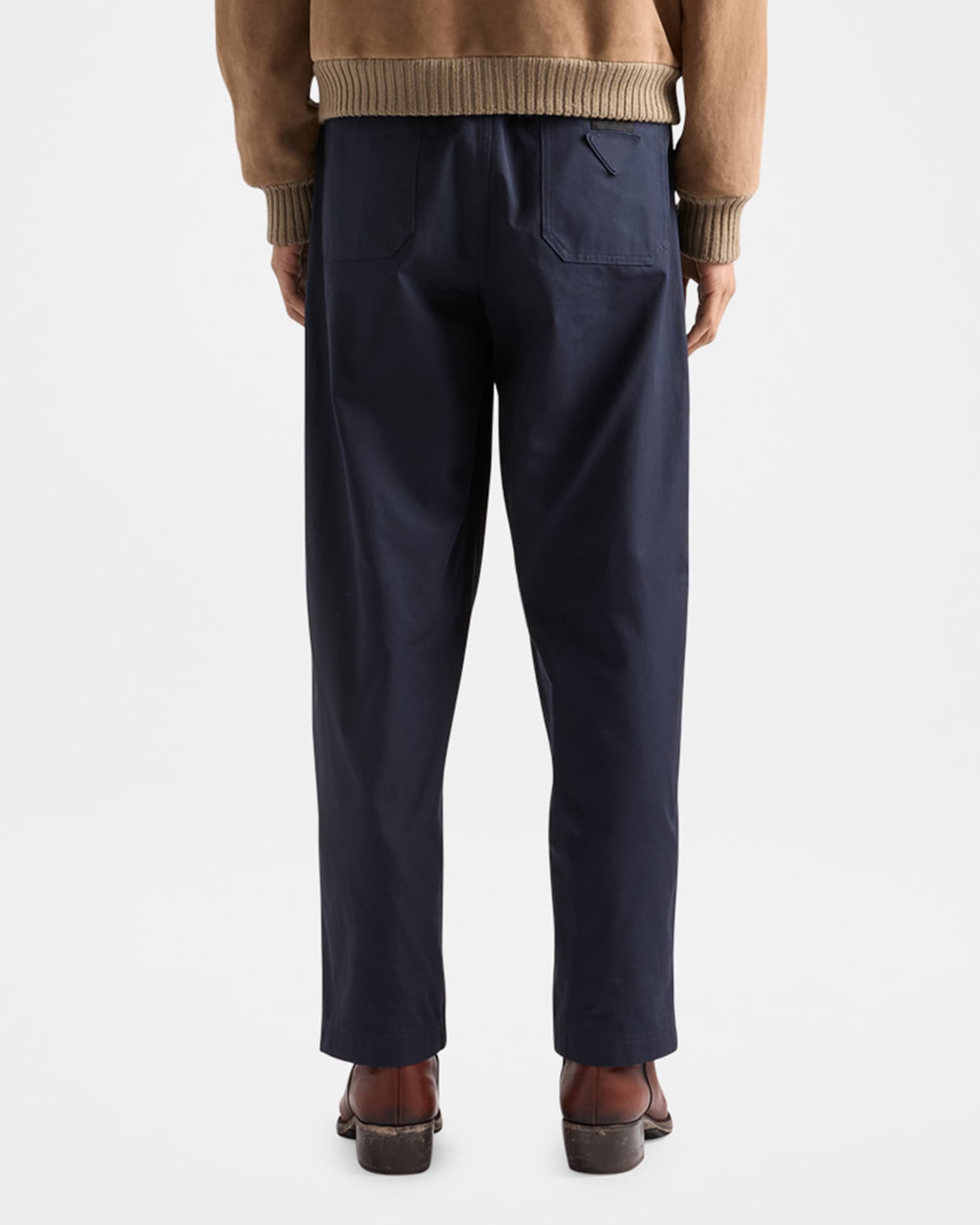 Prada Men's Relaxed-Leg Cotton Drawstring Pants | Neiman Marcus