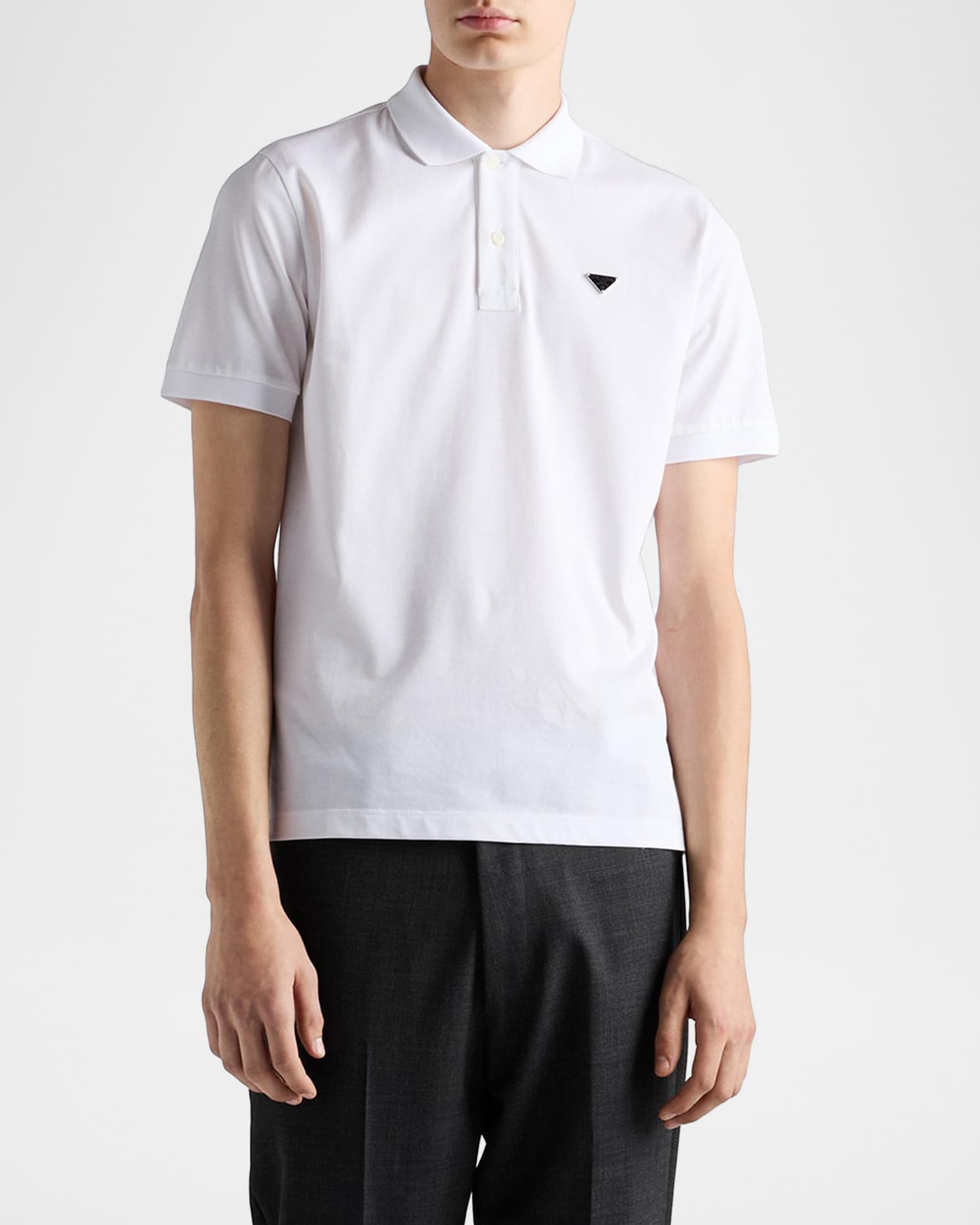 トップス PRADA polo shirt Black Piqué polo shirt | PRADA - United States