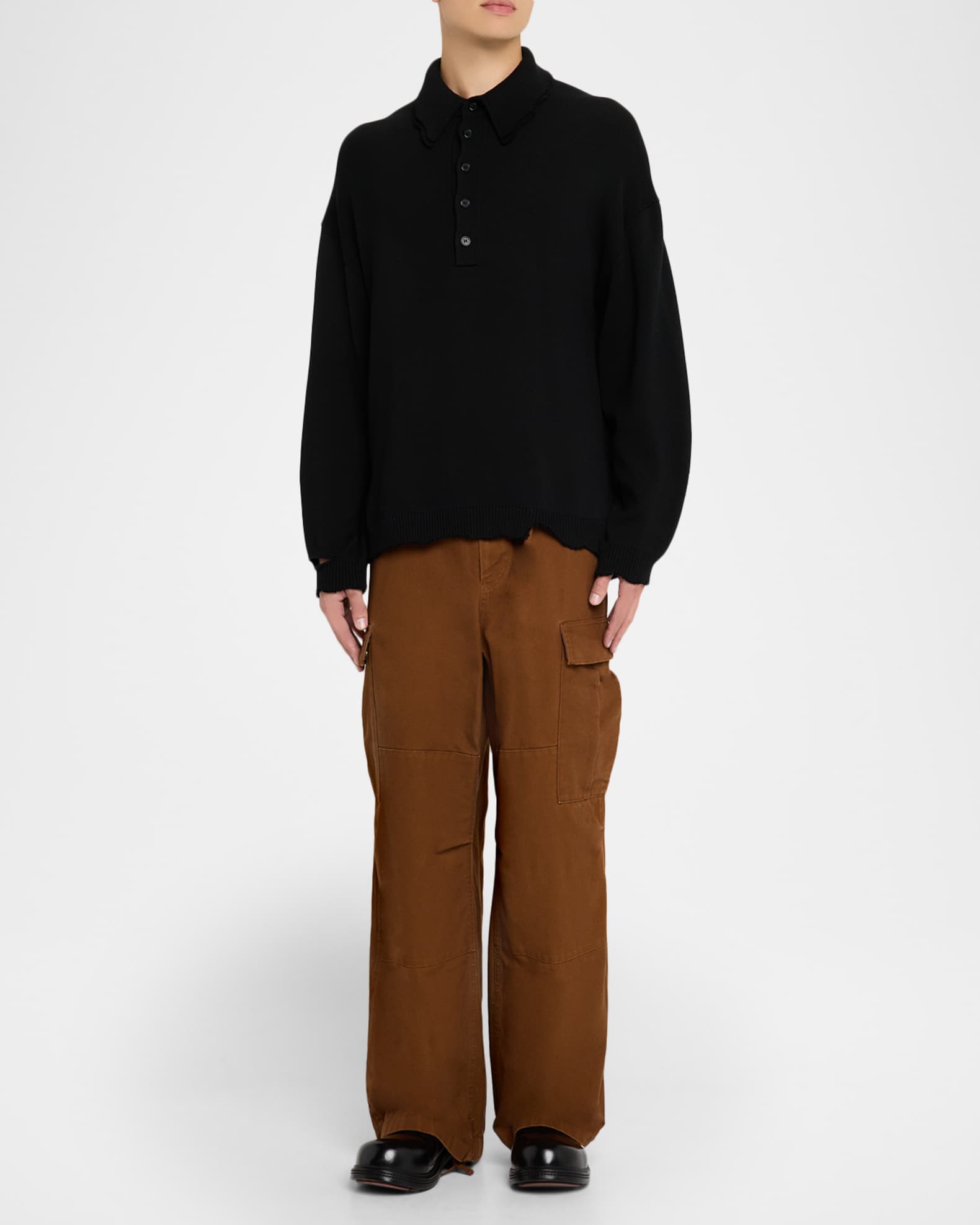 SACAI x CARHARTT WIP Men's Duck Denim Cargo Pants | Neiman Marcus