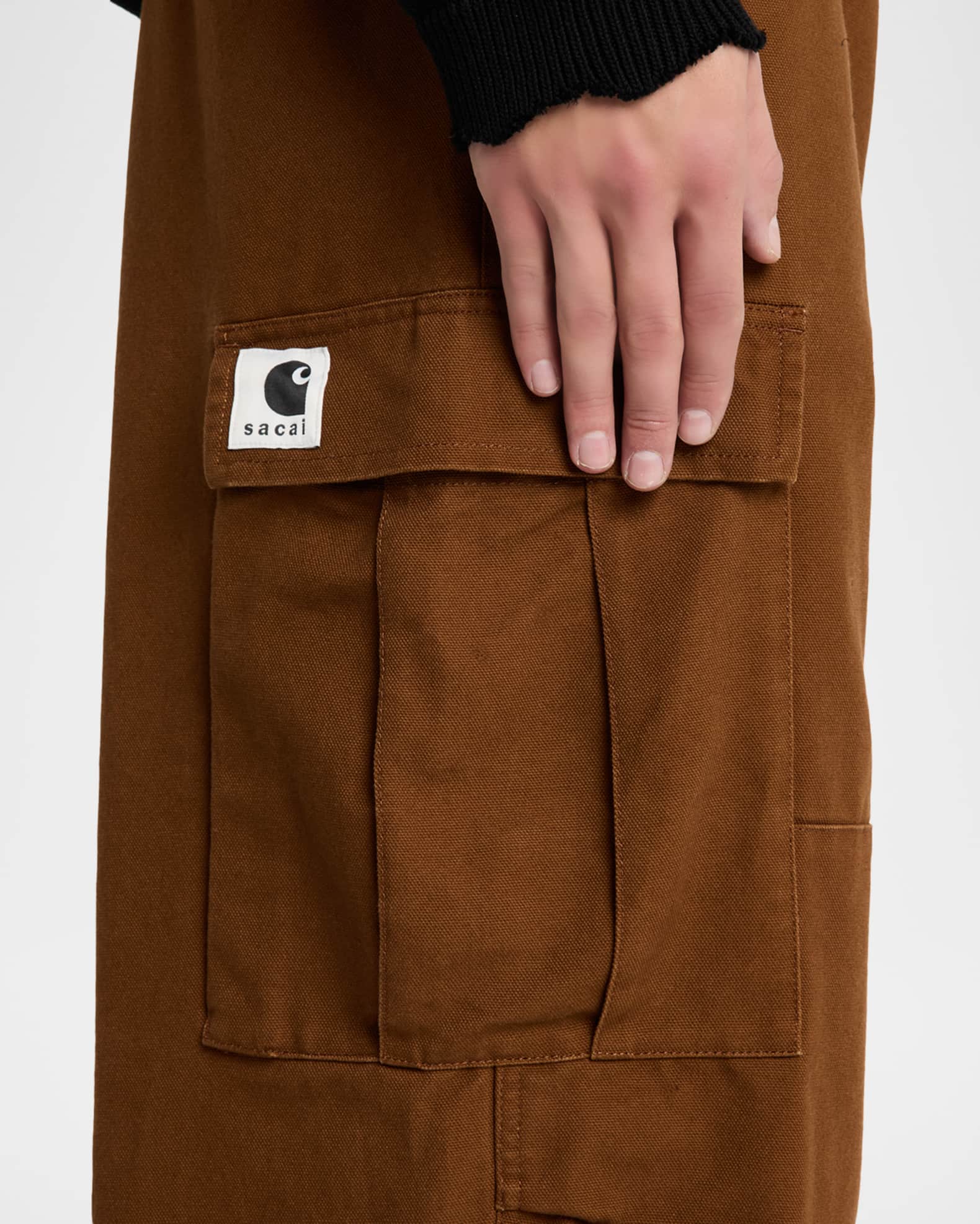 SACAI x CARHARTT WIP Men's Duck Denim Cargo Pants | Neiman Marcus