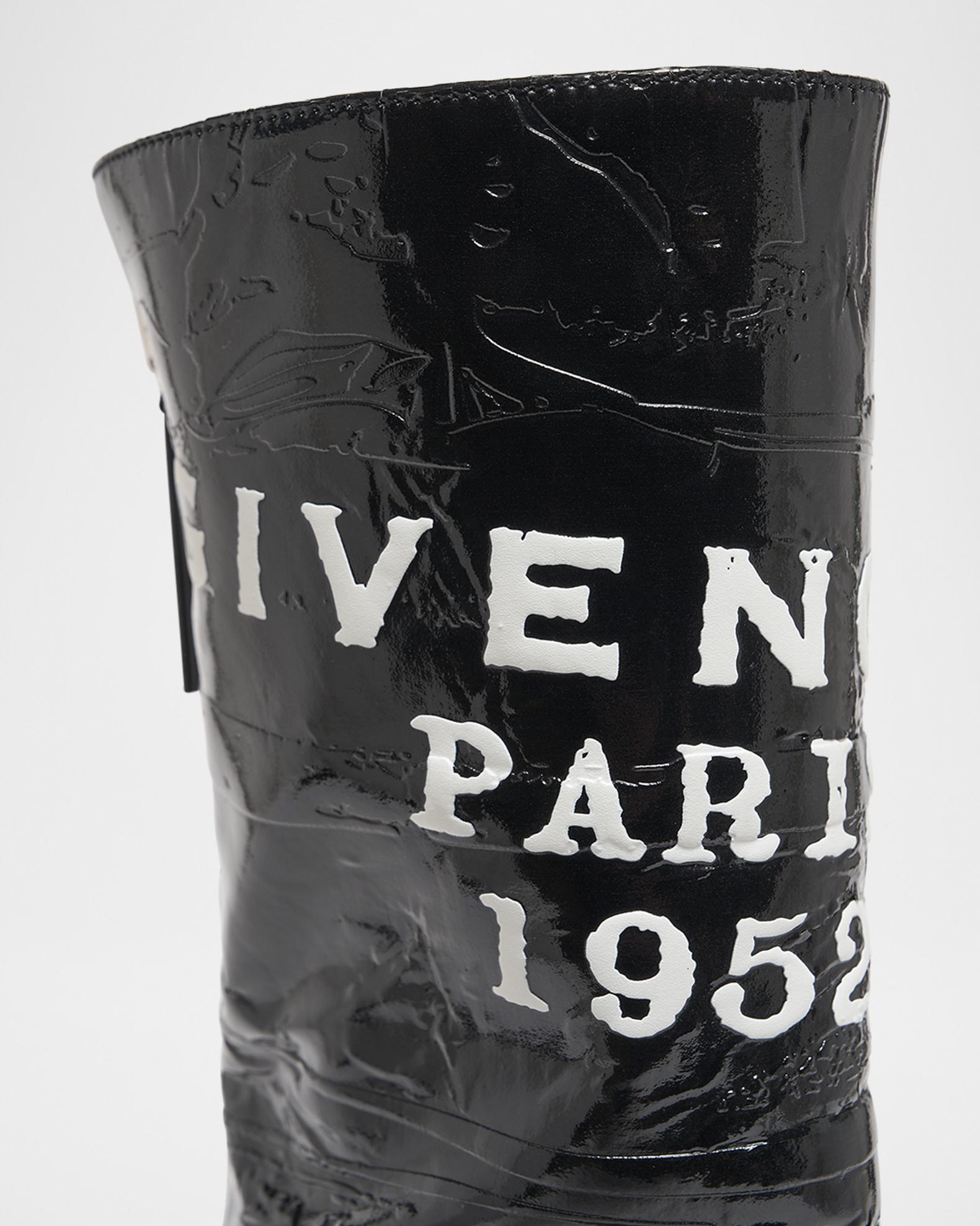 Givenchy GIVENCHY Tape Shiny Leather Ankle Boots | Neiman Marcus