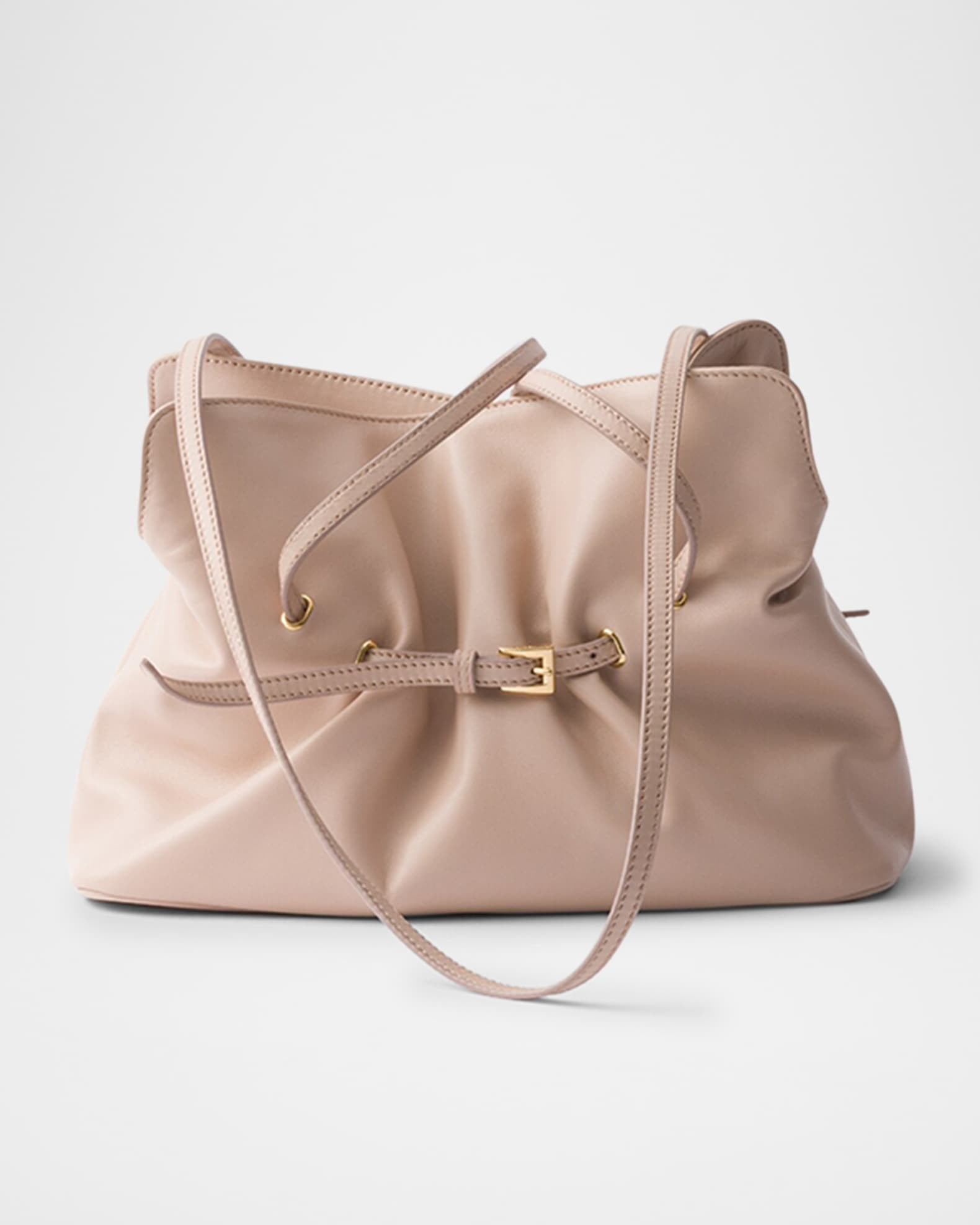 小物 dadadada Prada Dada Small Belted Nappa Leather Shoulder Bag | Neiman Marcus