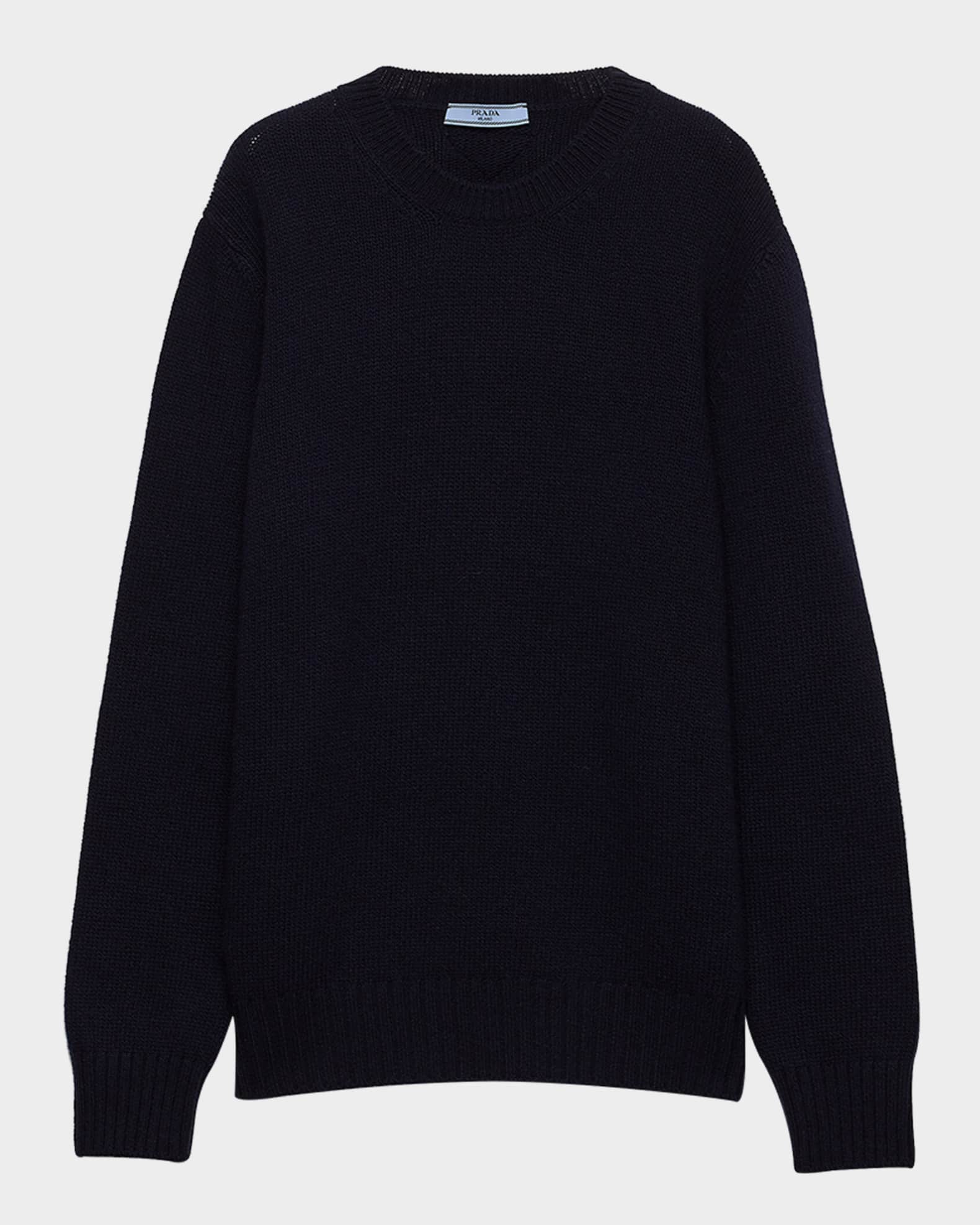 Wool-Cashmere Crewneck Sweater 0