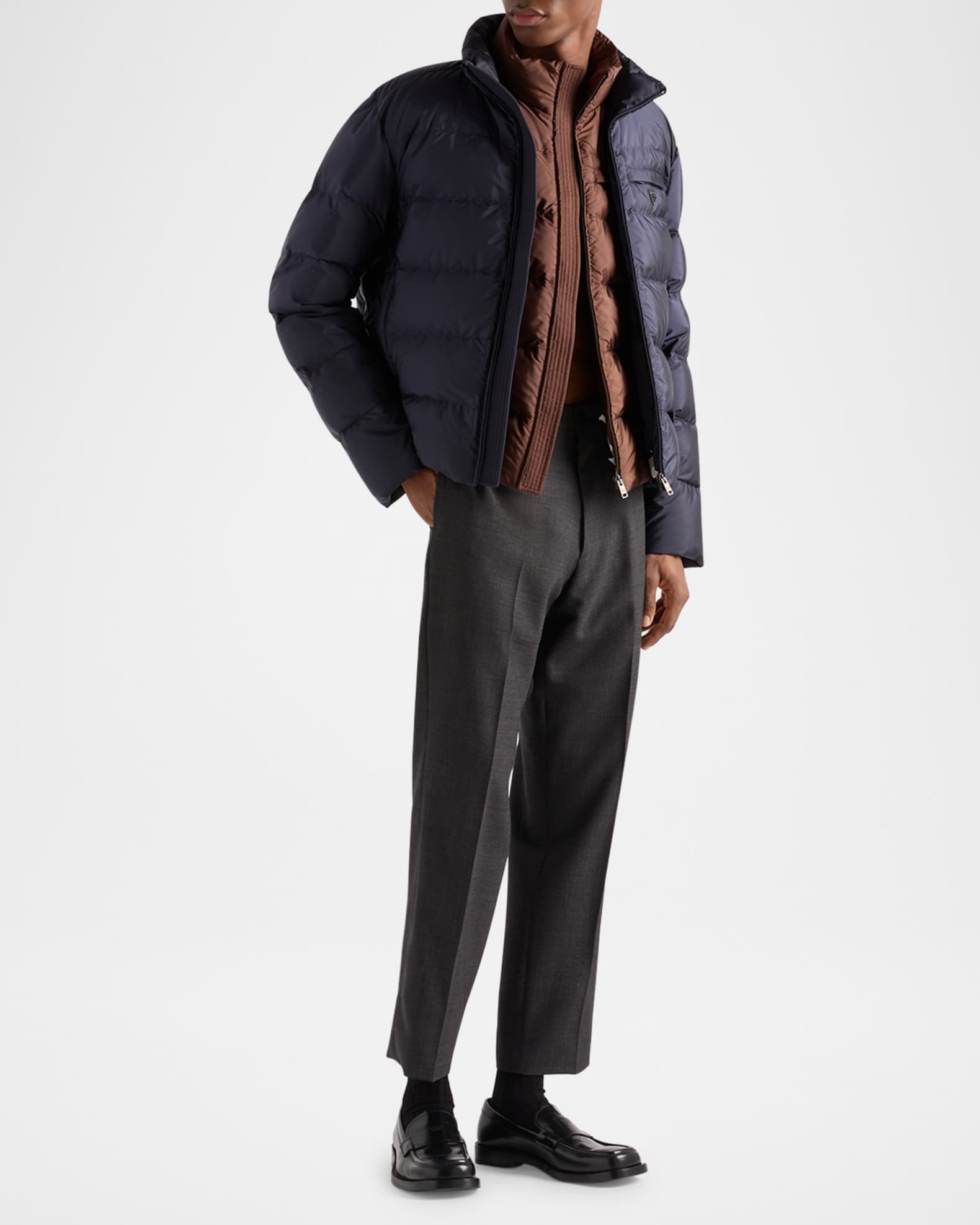 Prada Men's Re-Nylon Padded Vest | Neiman Marcus