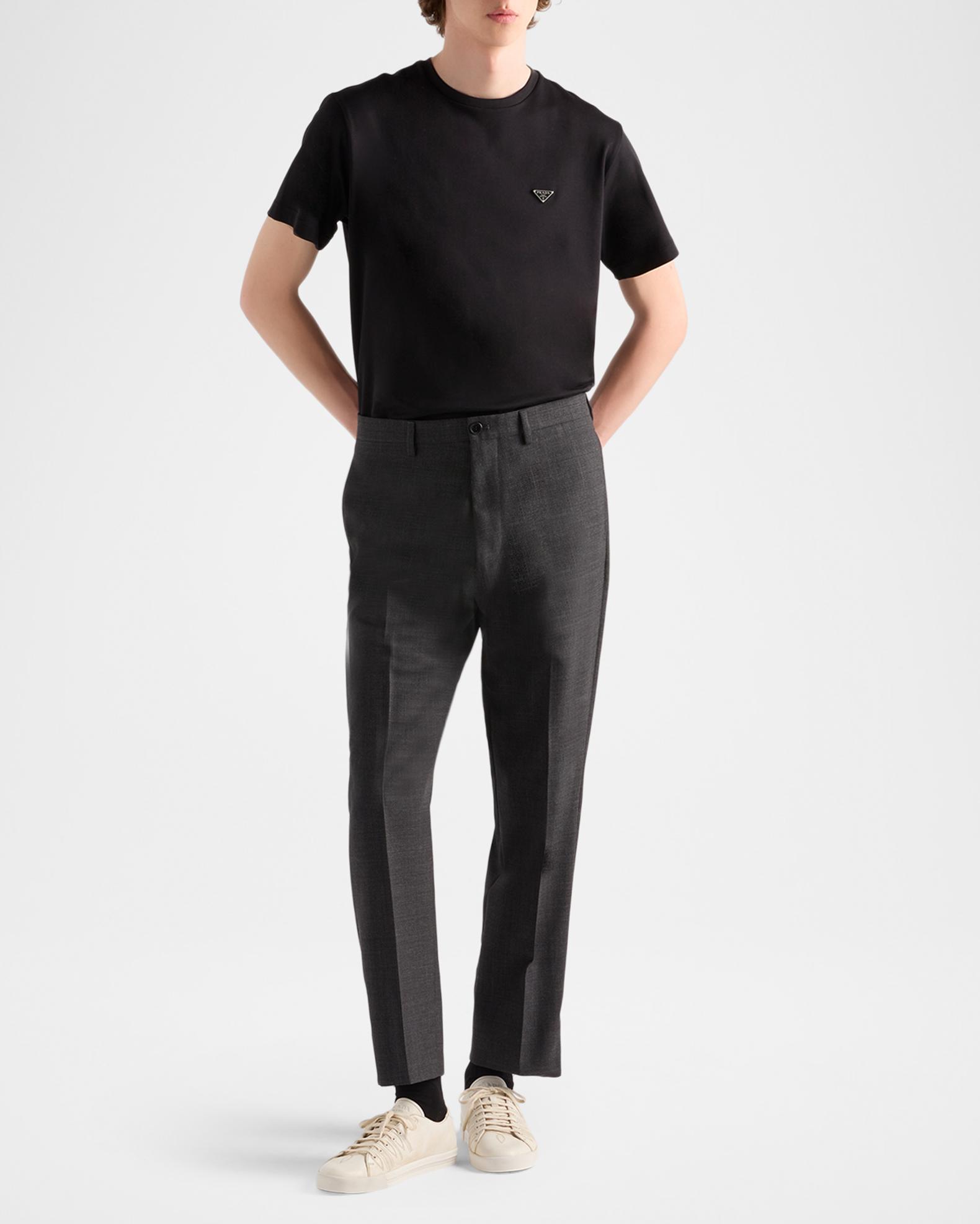 Prada Men's Short-Sleeve Cotton T-Shirt | Neiman Marcus
