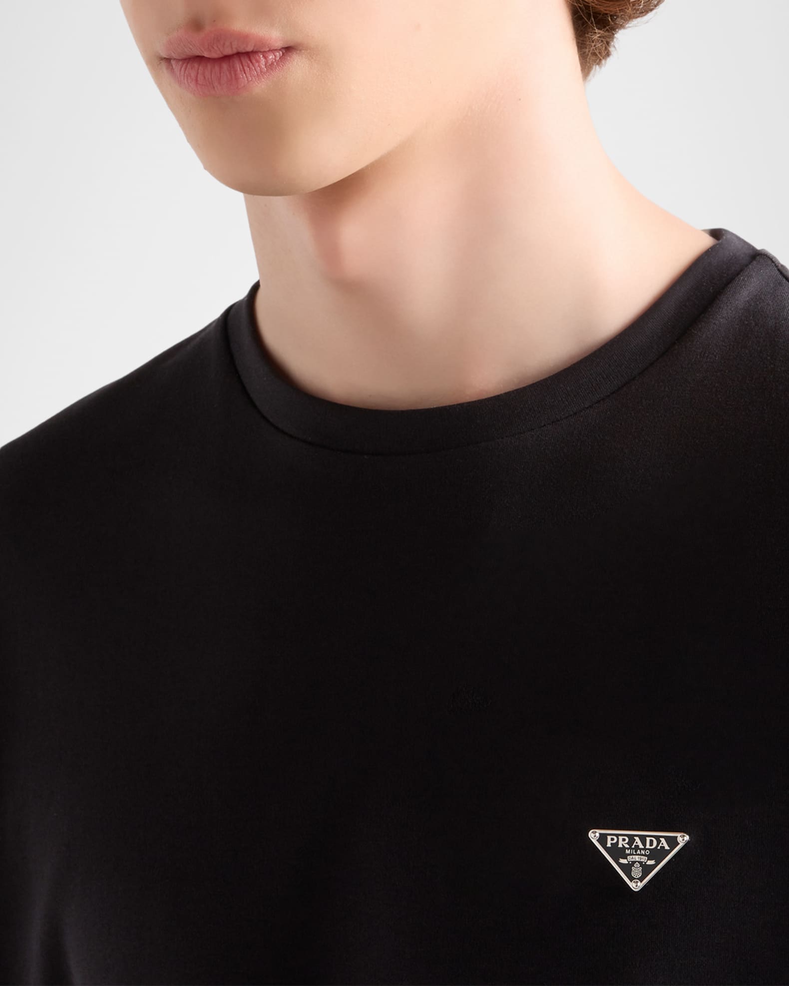 Prada Men's Short-Sleeve Cotton T-Shirt | Neiman Marcus