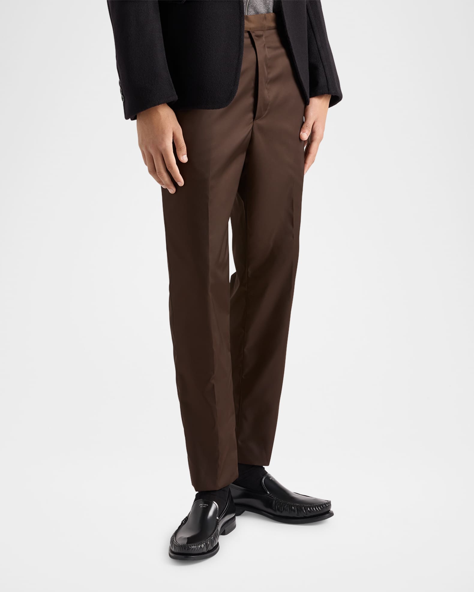 Prada Men's Re-Nylon Slim-Leg Pants | Neiman Marcus