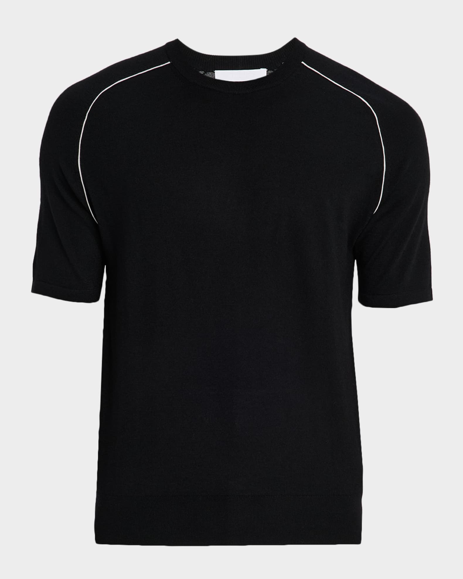 Men's Classic T-Shirt with Contrast Piping