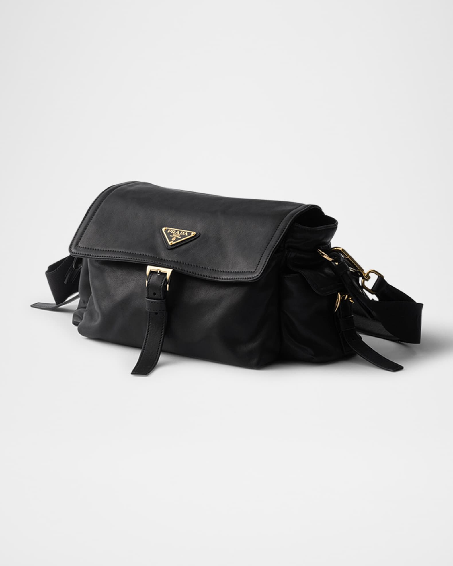 Explore Medium Nappa Leather Shoulder Bag 1