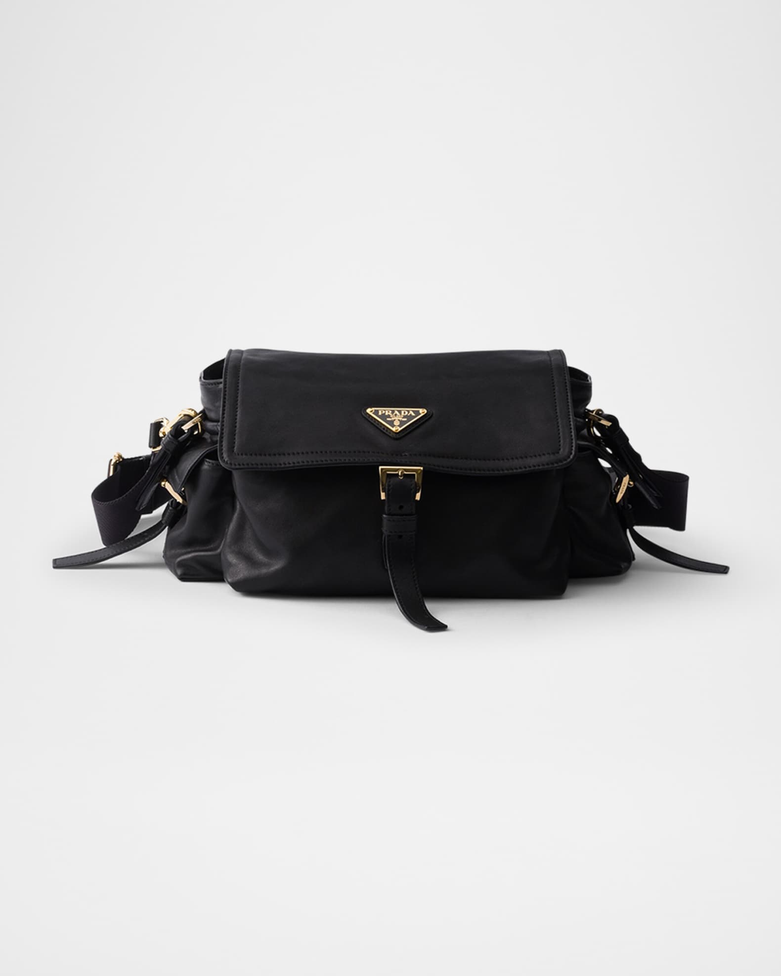 Explore Medium Nappa Leather Shoulder Bag 0
