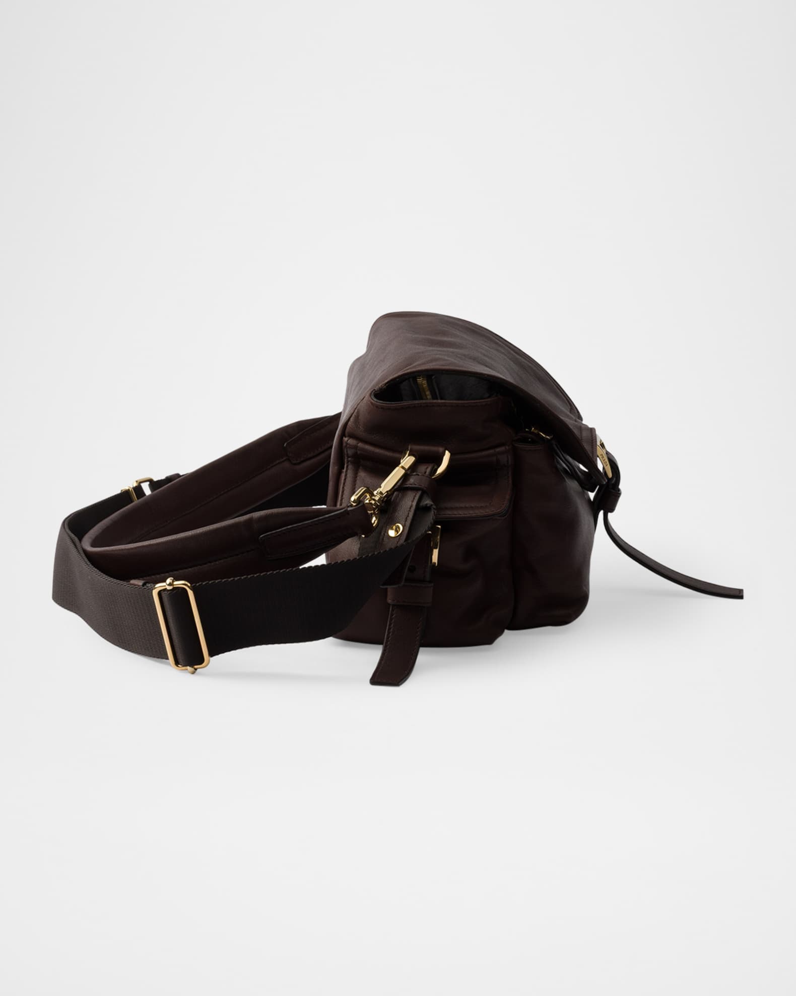Prada Explore Medium Nappa Leather Shoulder Bag Neiman Marcus