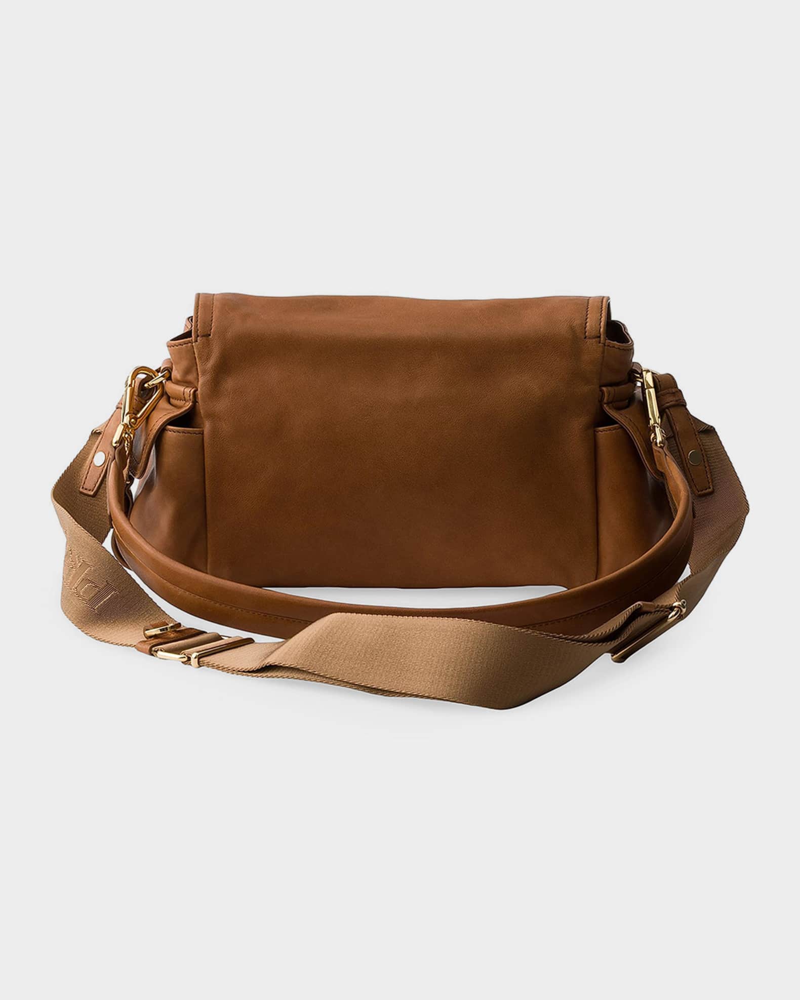 Prada Explore Medium Nappa Leather Shoulder Bag | Neiman Marcus