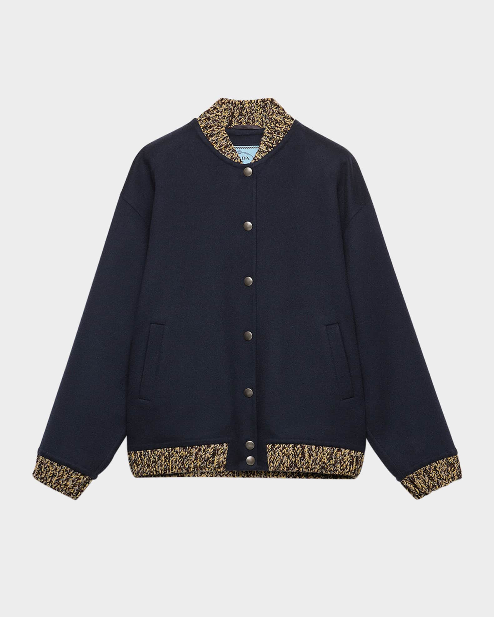 Cashmere-Wool Bomber Jacket 0
