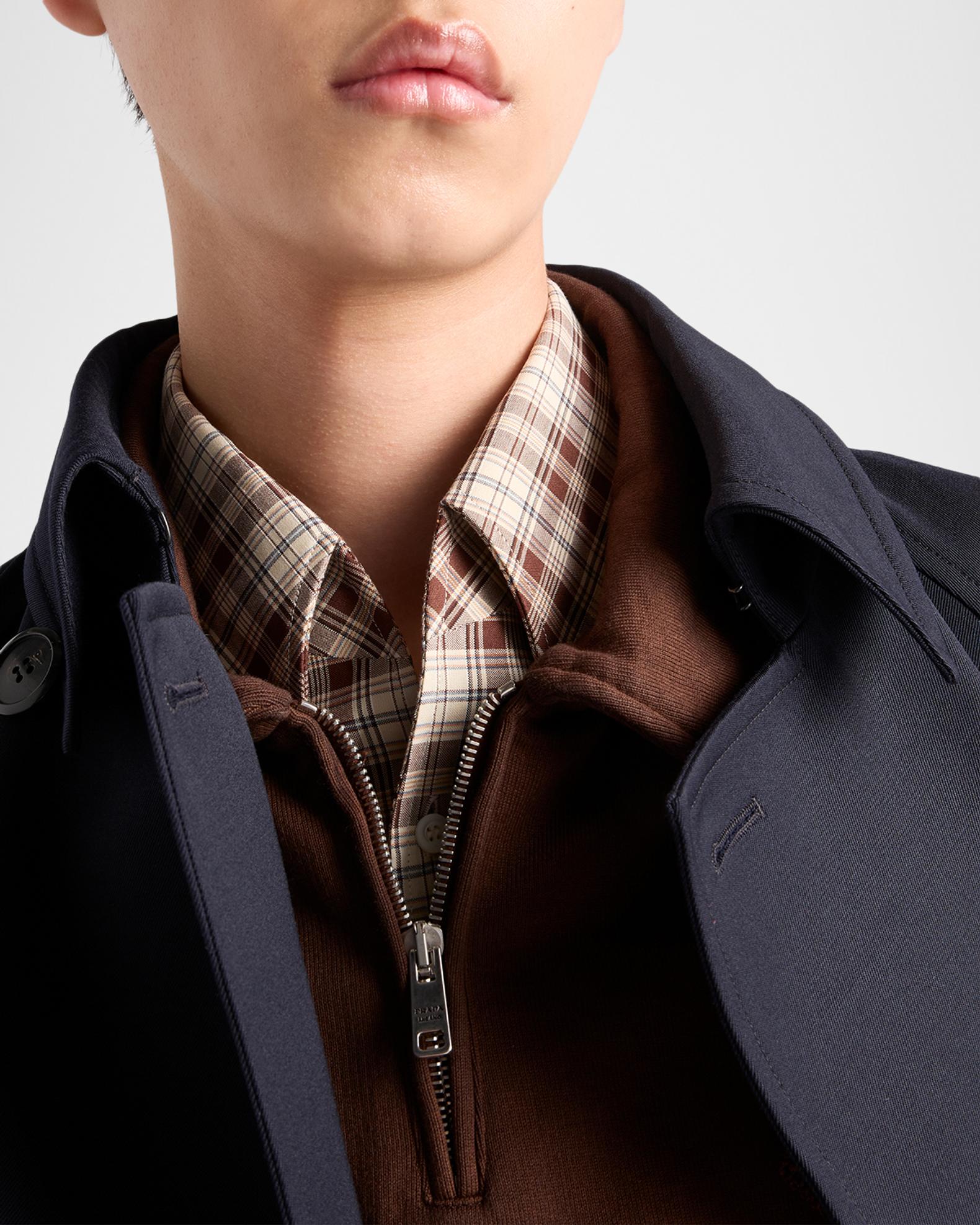 Prada Men's Cotton Fleece Polo Shirt | Neiman Marcus