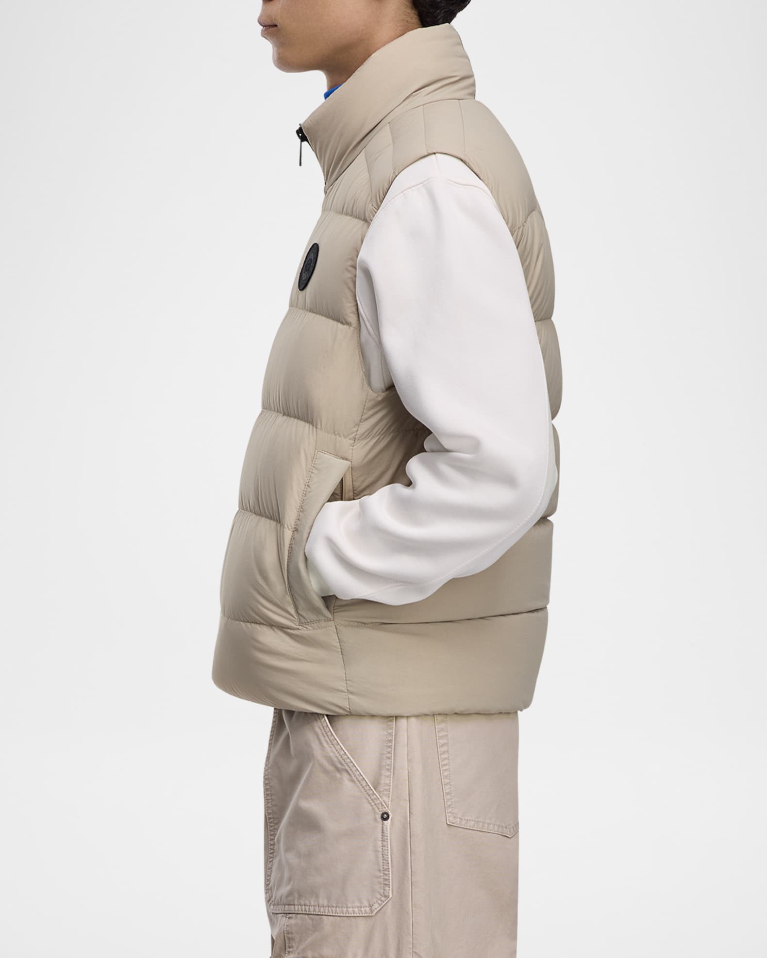 Canada Goose Men's Crofton Packable Nylon Down Vest | Neiman Marcus