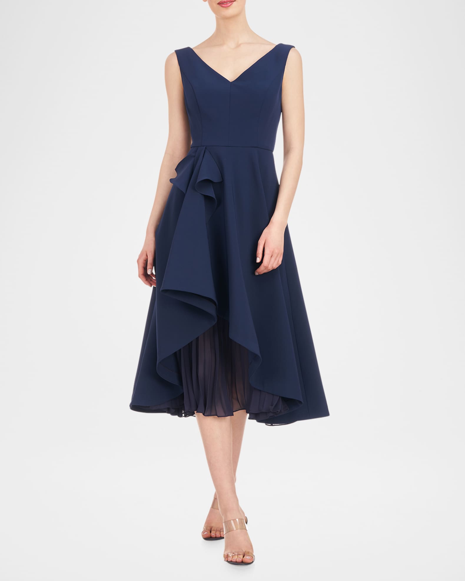 open lace back dress Kay Unger 