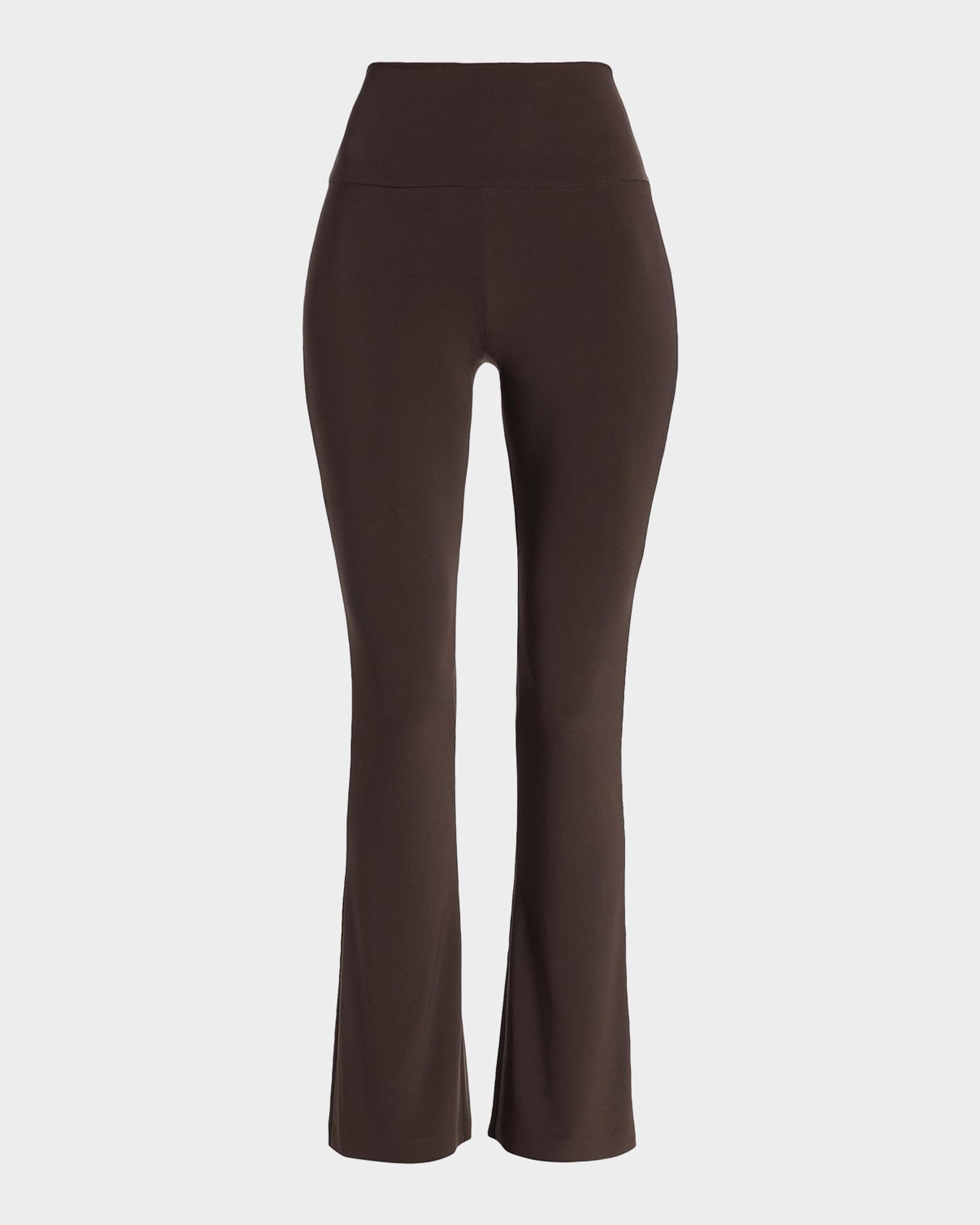 Norma Kamali High-Waisted Boot-Cut Pants | Neiman Marcus