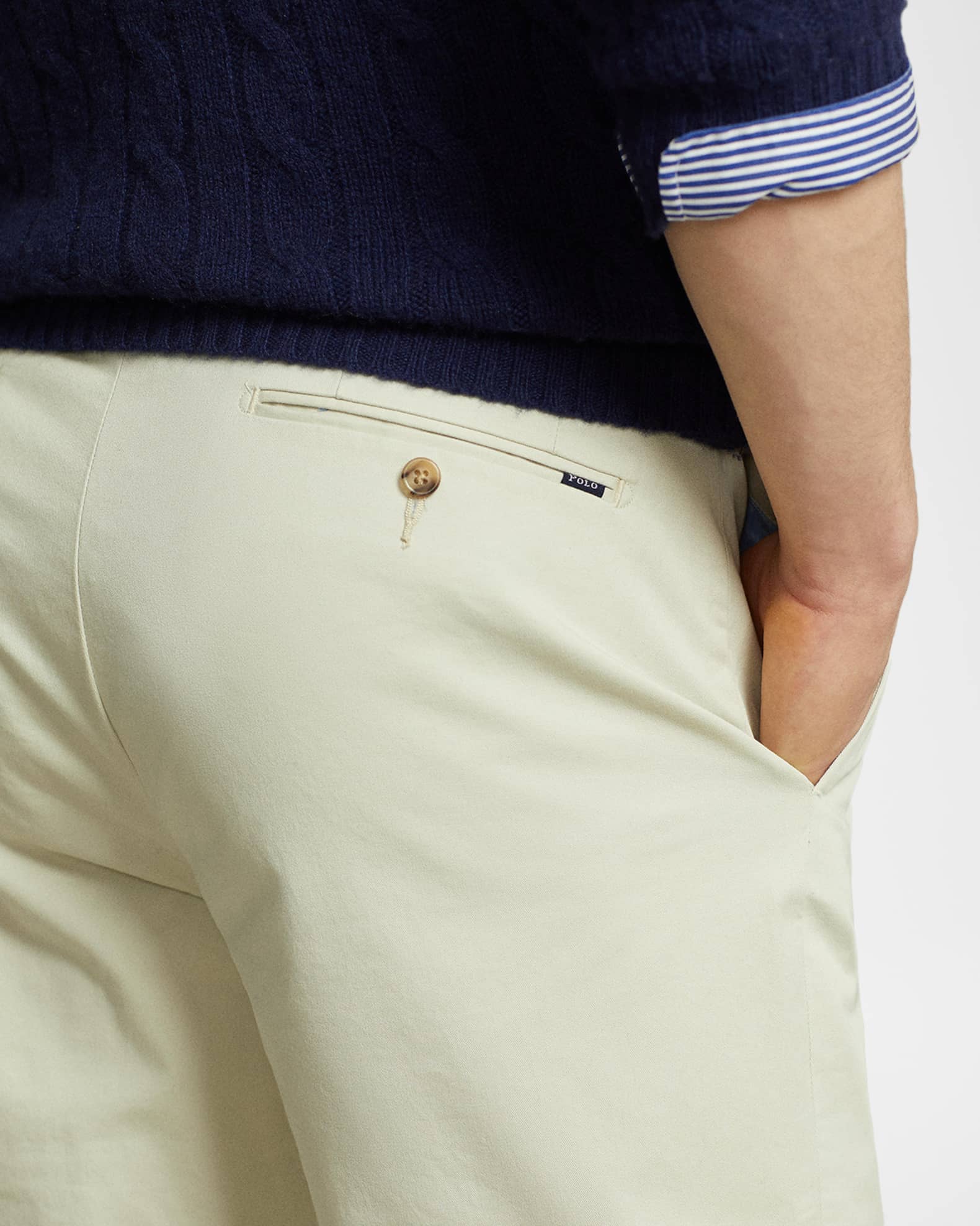 Polo Ralph Lauren Men's Straight-Fit Cotton Stretch Pants | Neiman Marcus