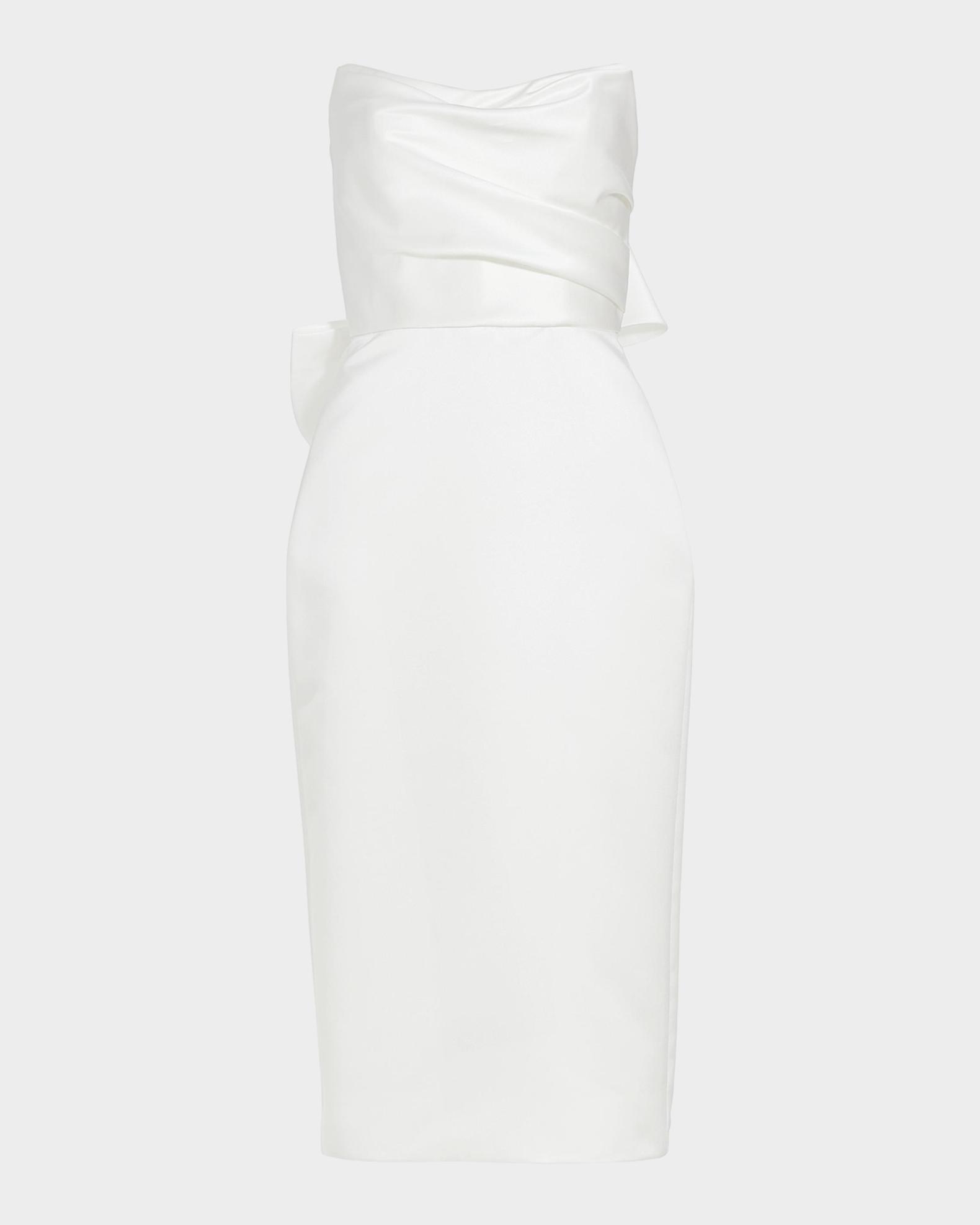 amsale russo midi dress Women's Amsale Dresses