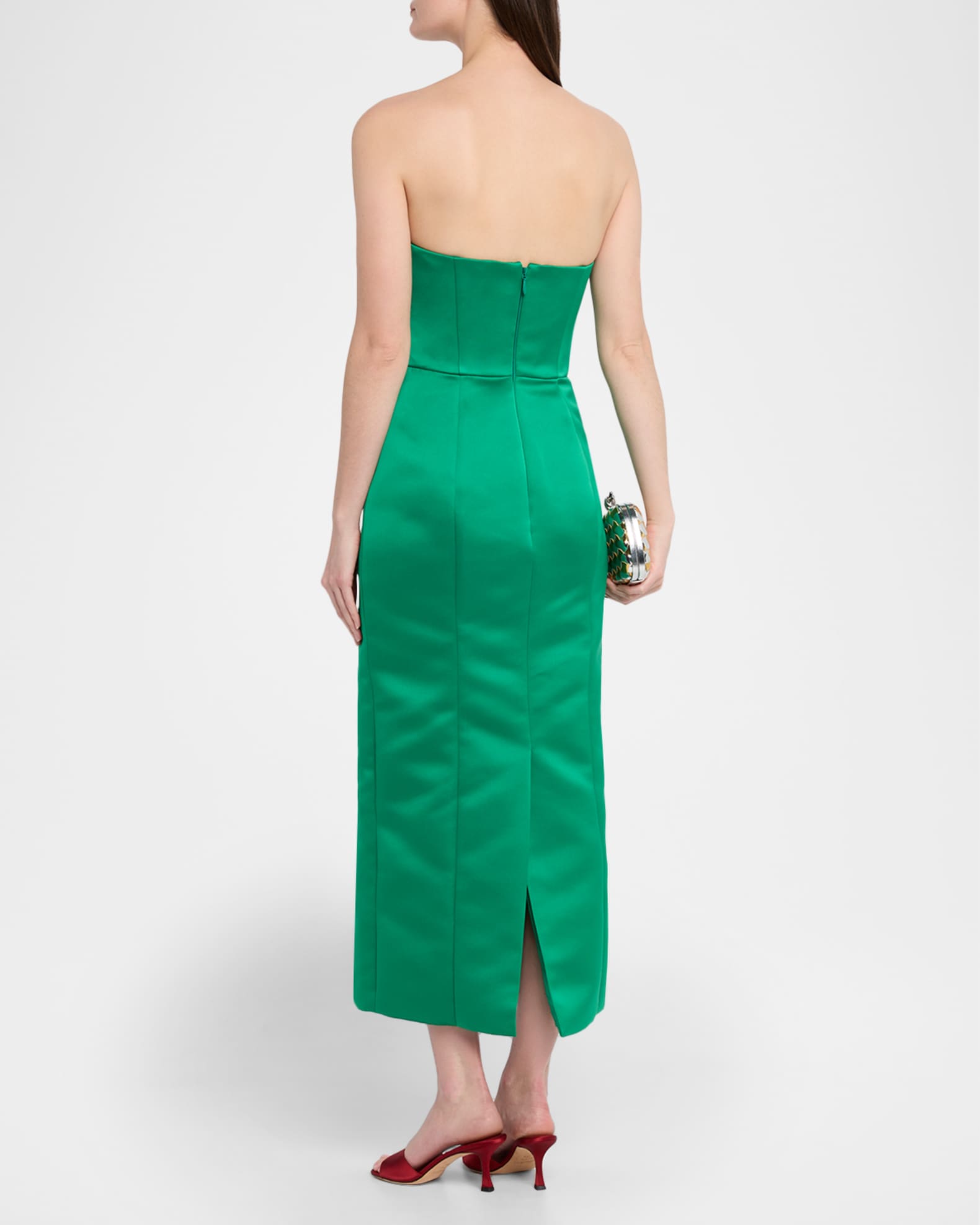 emerald green cocktail dress neiman marcus Juliet JT919L Prom Dress - Emerald Green main image 0