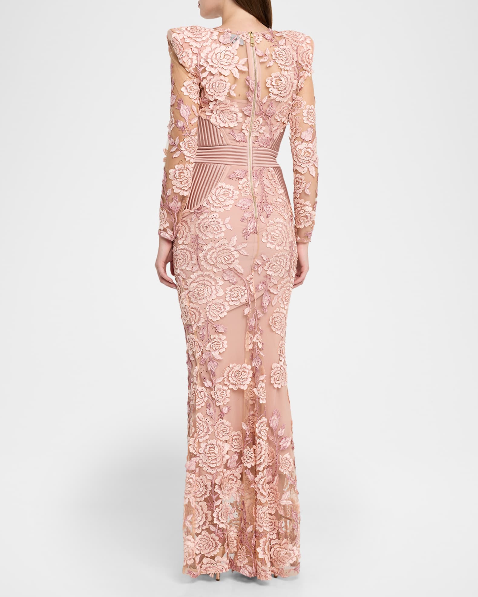 ZHIVAGO The Beginning Floral Lace Gown | Neiman Marcus
