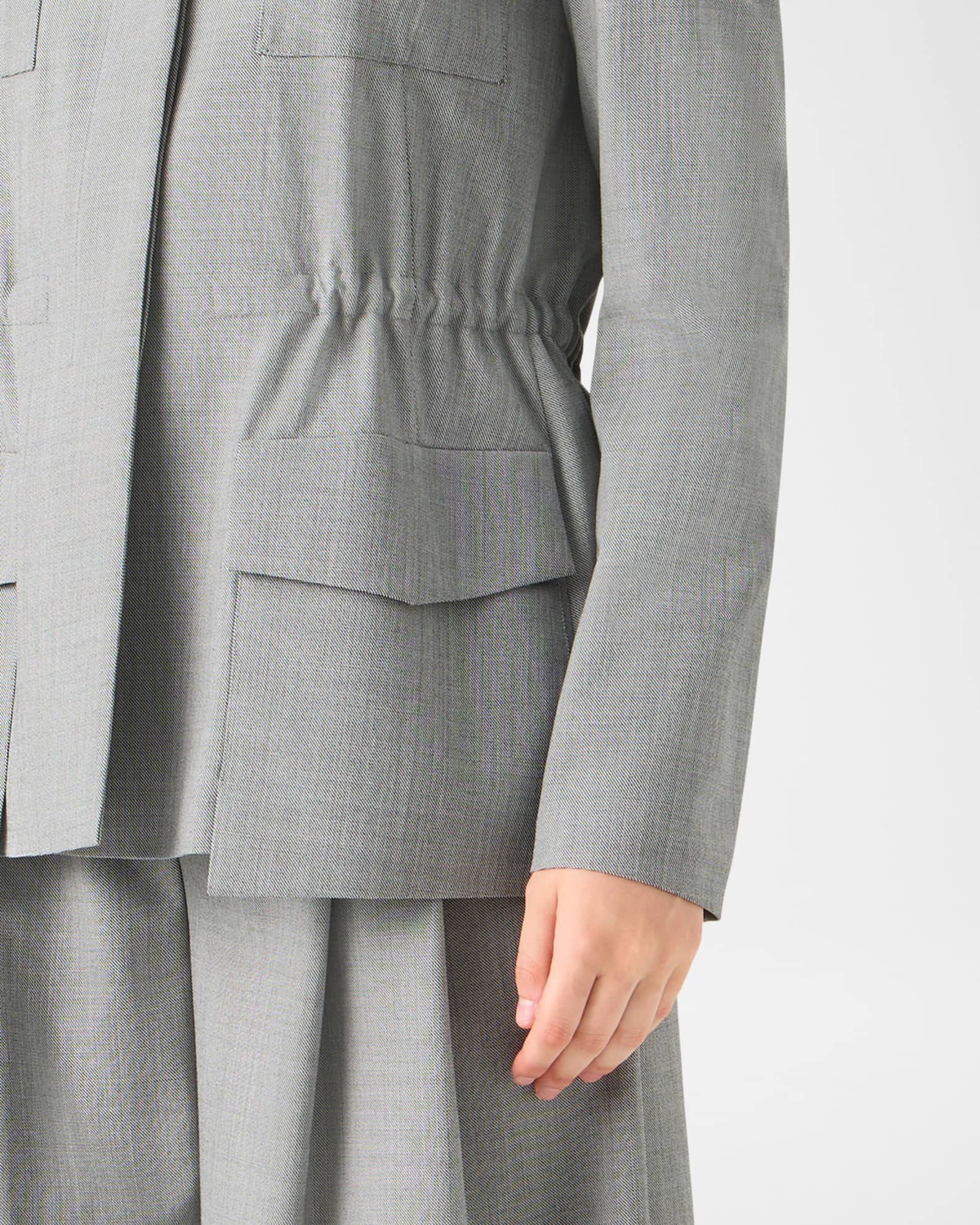 Akris Chianti Wool Knit Safari Jacket | Neiman Marcus