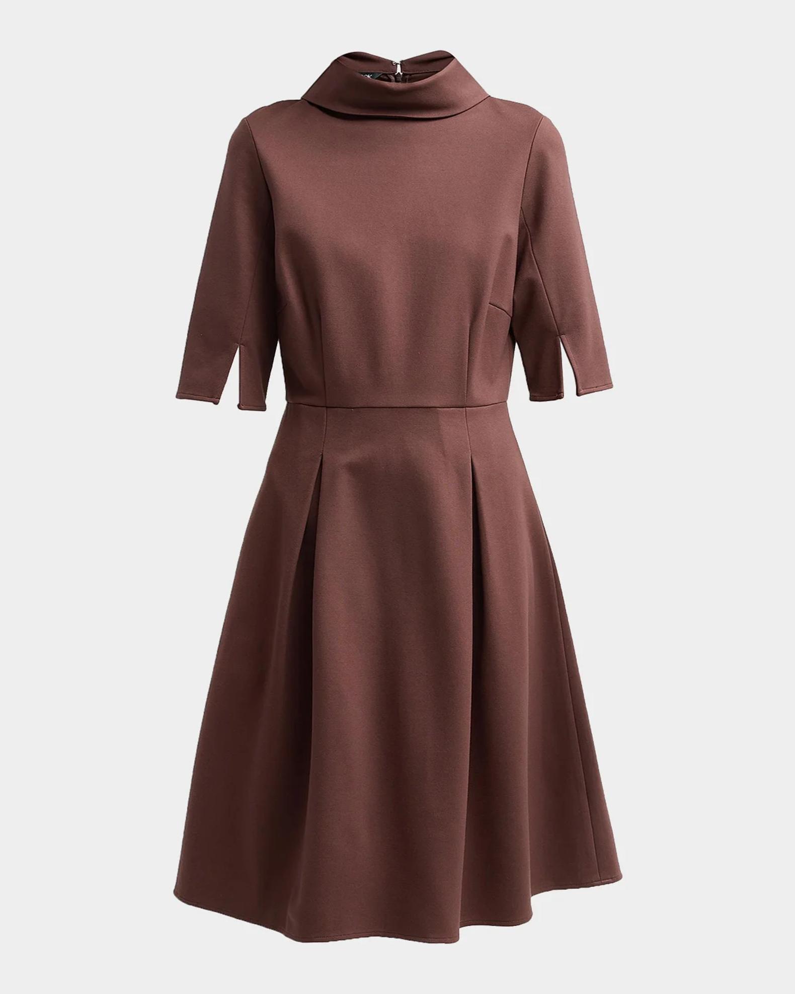 Misook Pleated Stretch Knee-Length Dress | Neiman Marcus