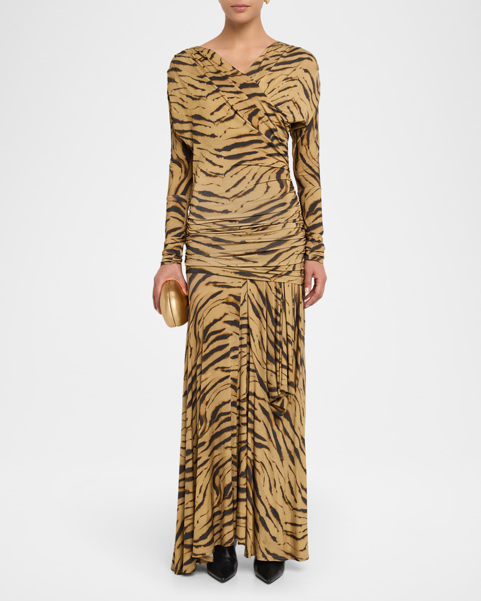knee length dresses for ladies Layne Dress | Tiger Print Mini Dress