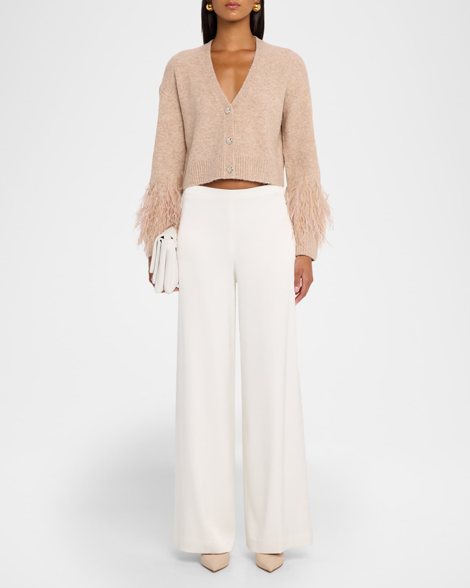 【archive】FUGA feather drape cardigan archive】FUGA feather drape cardigan archive】FUGA feather