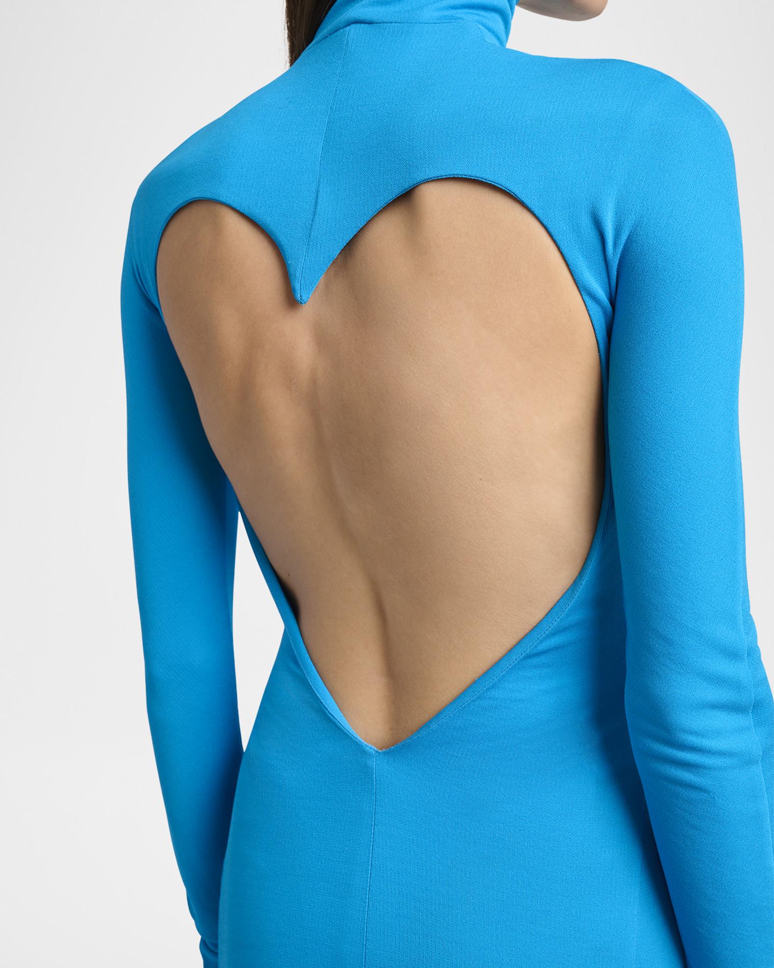 blue heart cut out dress ALAÏA Cutout Turtleneck Long-Sleeve Maxi Our favourite @𝗖𝗵𝗿𝗶𝘀𝘁𝗶𝗻𝗮𝗕𝗹𝗮𝗻𝗲𝘆 showing The Architect Drop 7 Length:Regular (32 Inches) Steal hearts in this