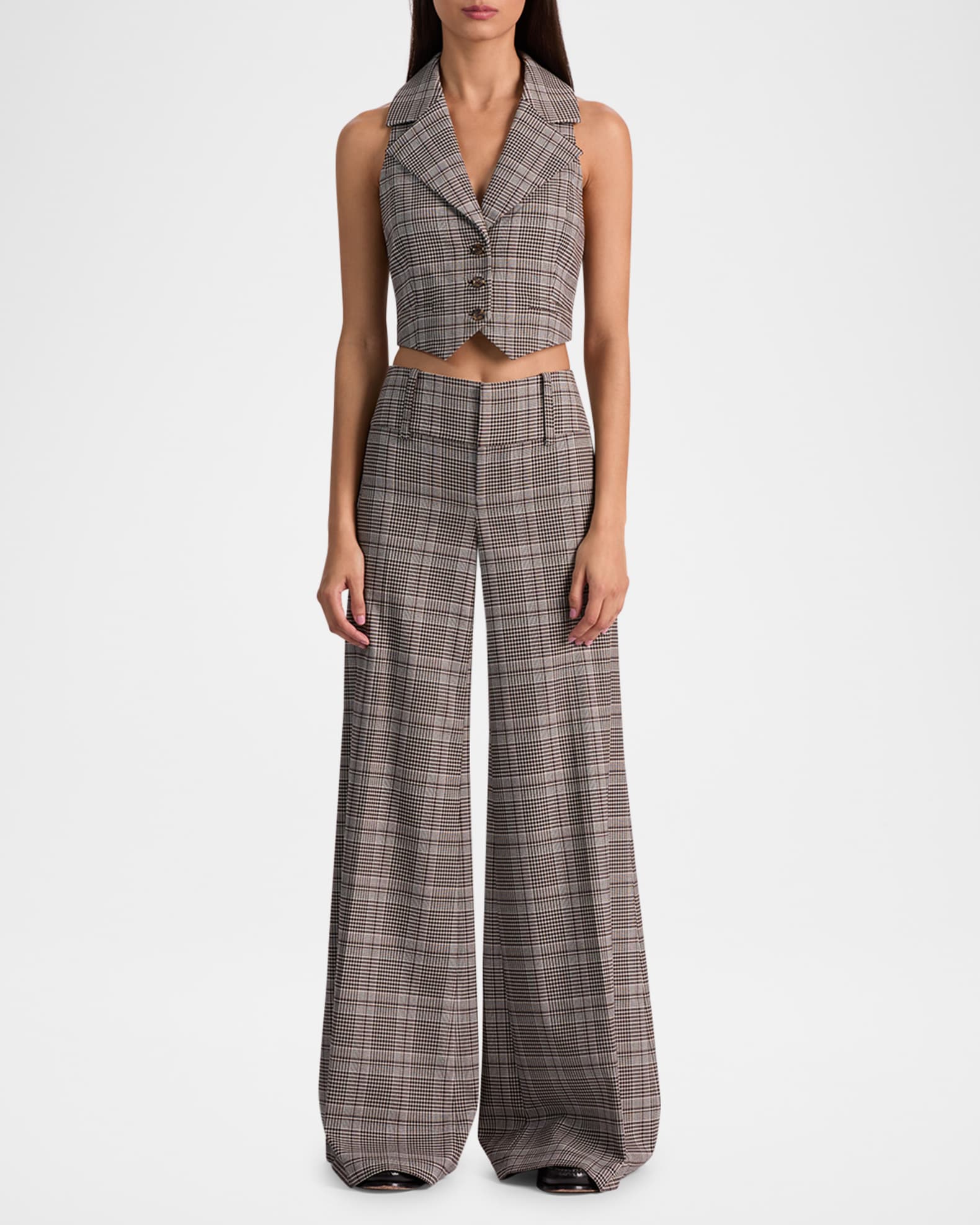 Donna Plaid Vest