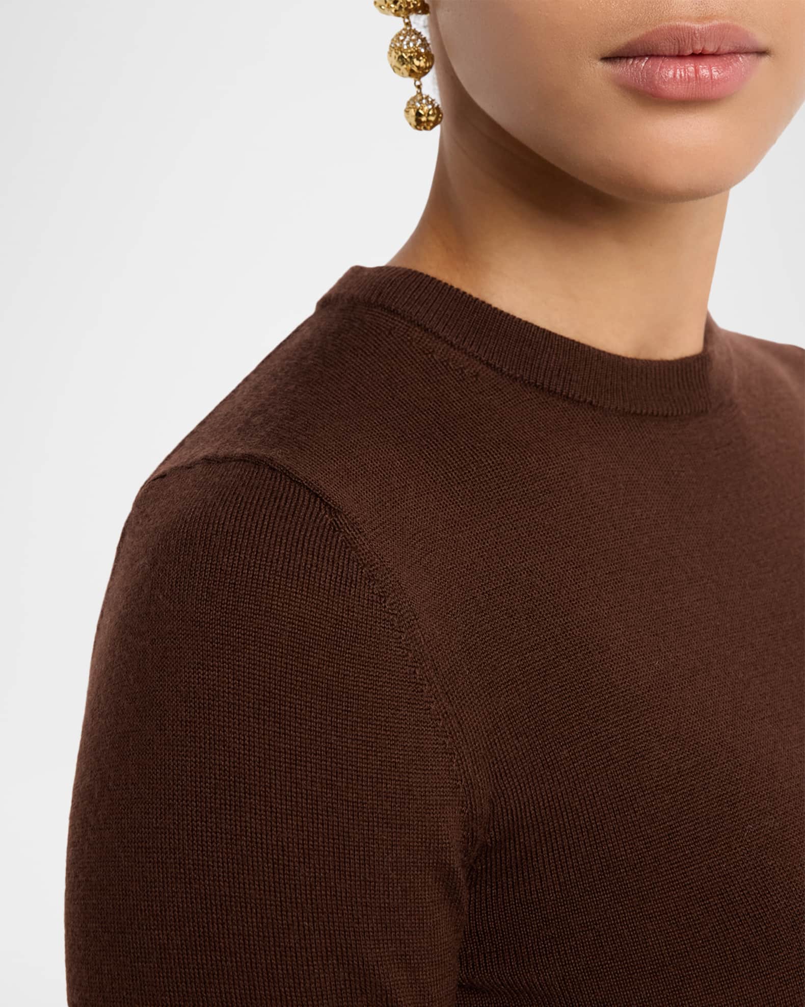 Alice + Olivia Porla Collared Sweater | Neiman Marcus