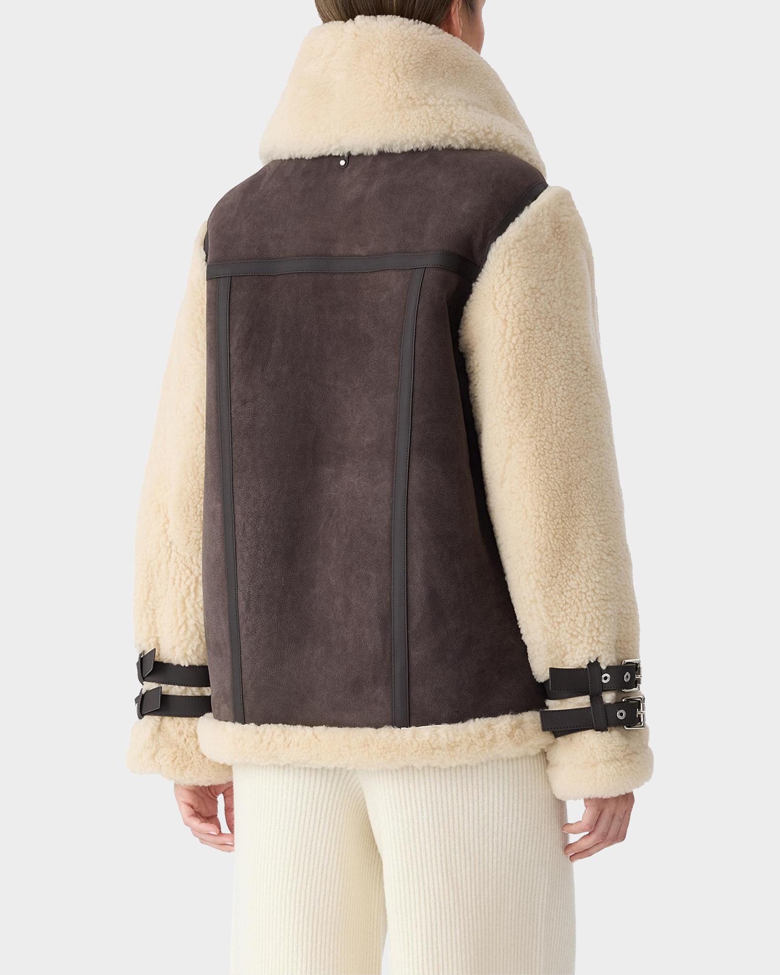 Mackage Rhoslyn Suede & Shearling Moto Jacket | Neiman Marcus