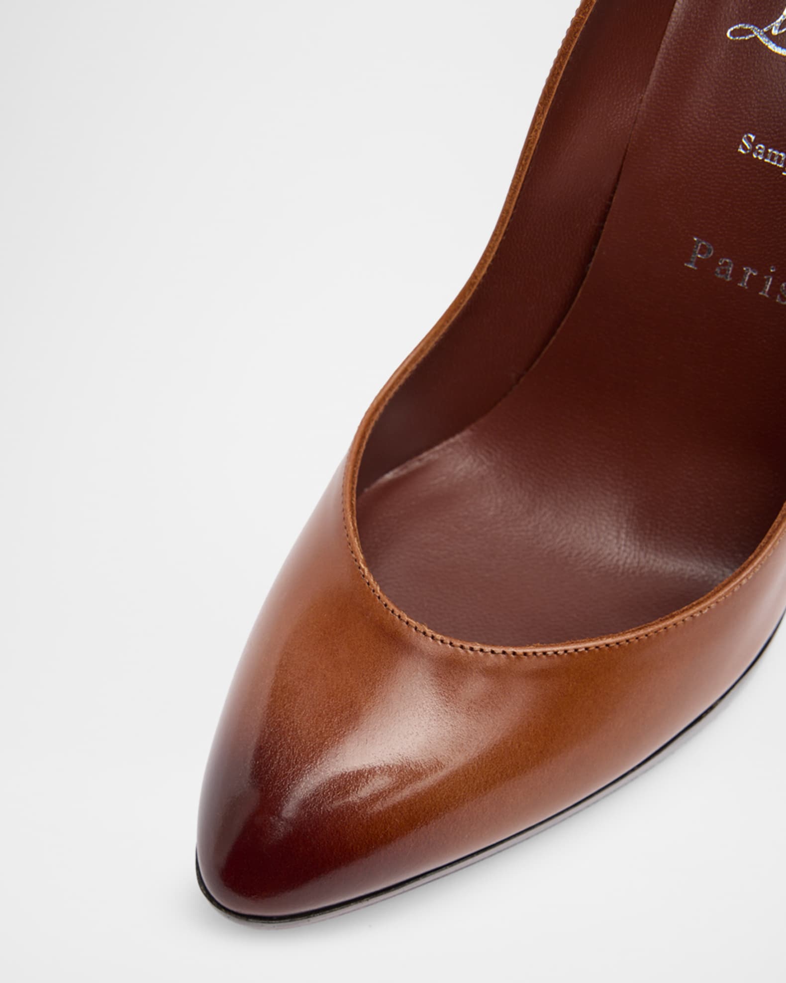 Christian Louboutin 120mm Fannylove Leather Pumps | Neiman Marcus