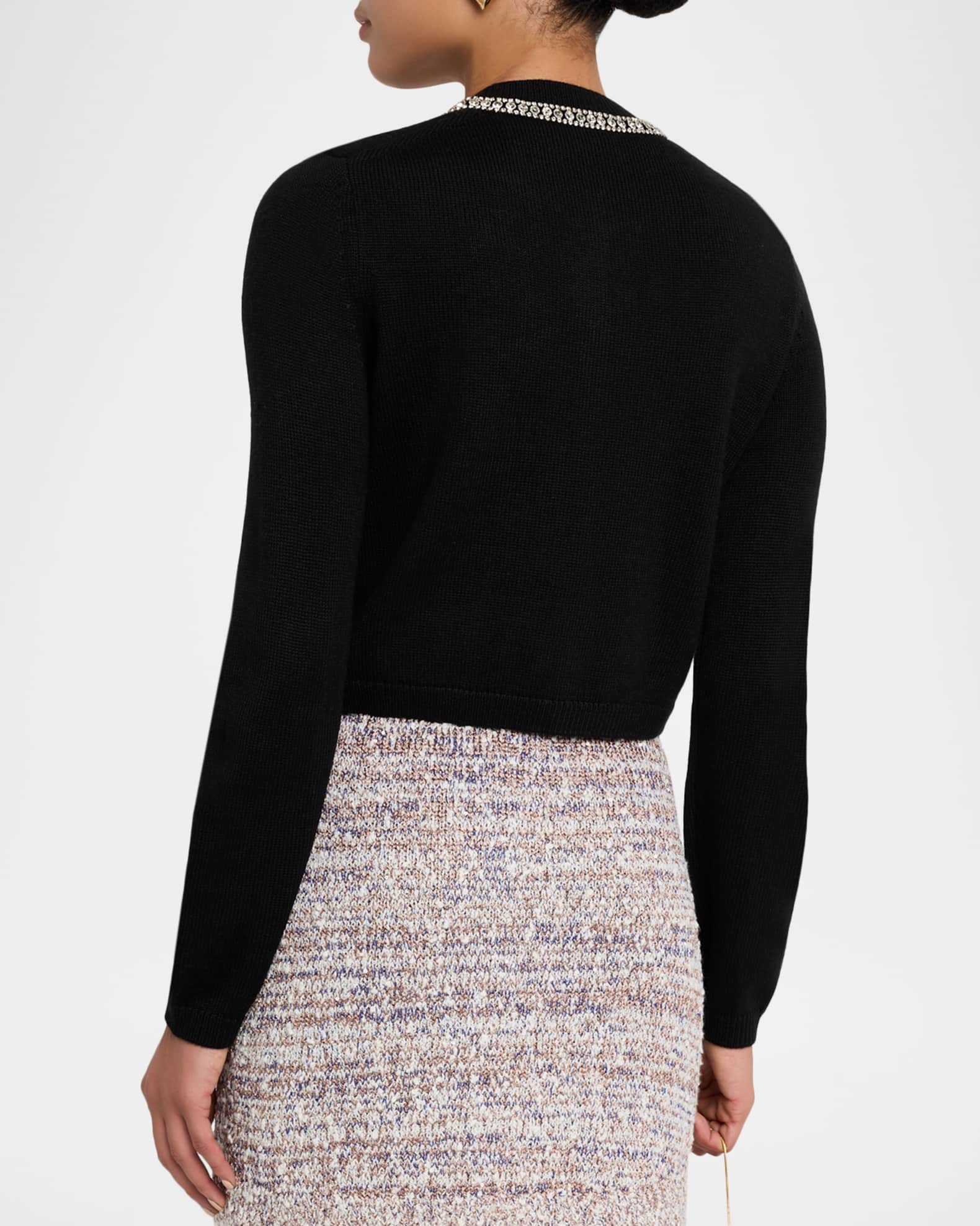 Cinq a Sept Isolde Tumbling Carnation Cardigan | Neiman Marcus