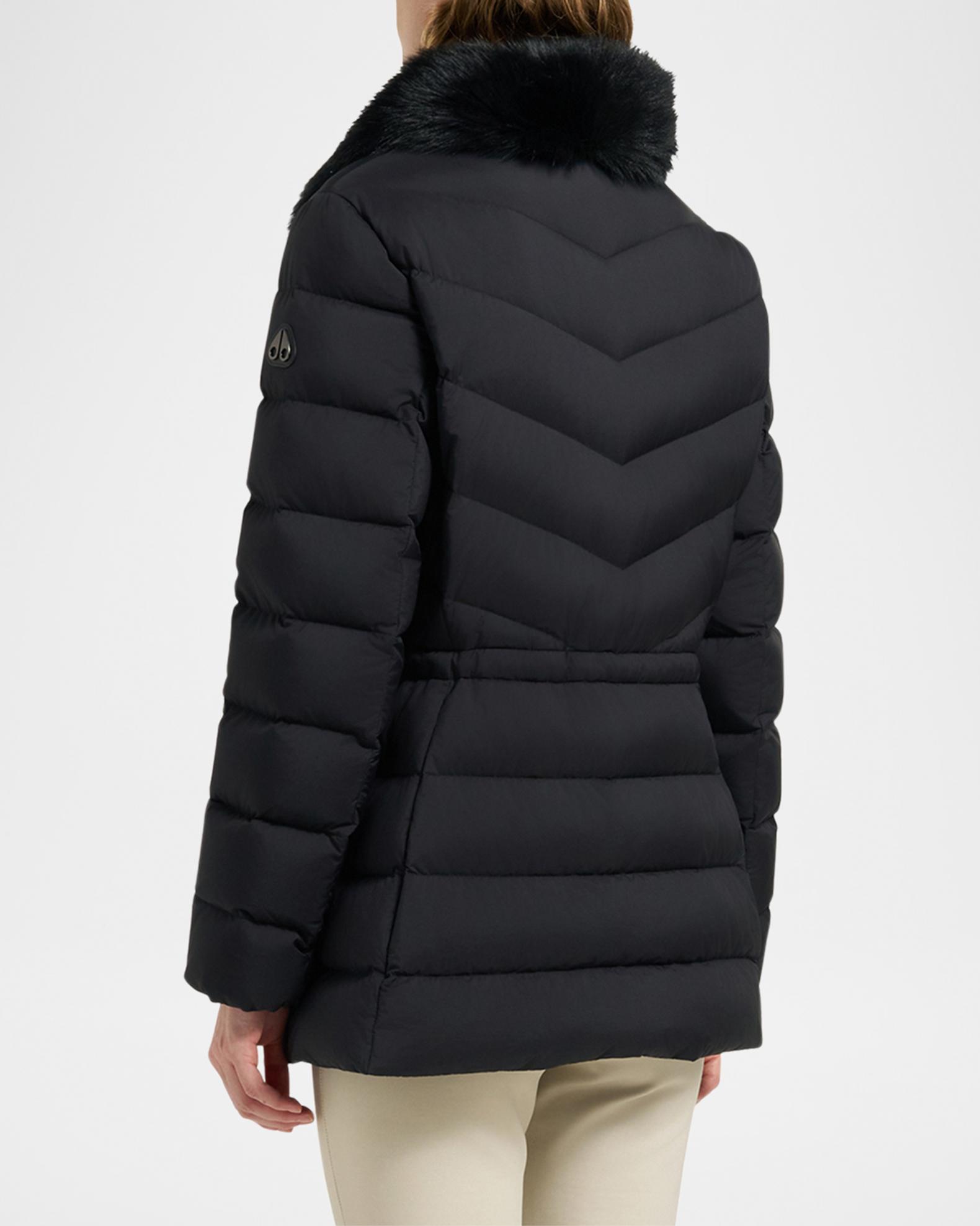Moose Knuckles Belle Dune Down Puffer Jacket with Removable Shearling ...