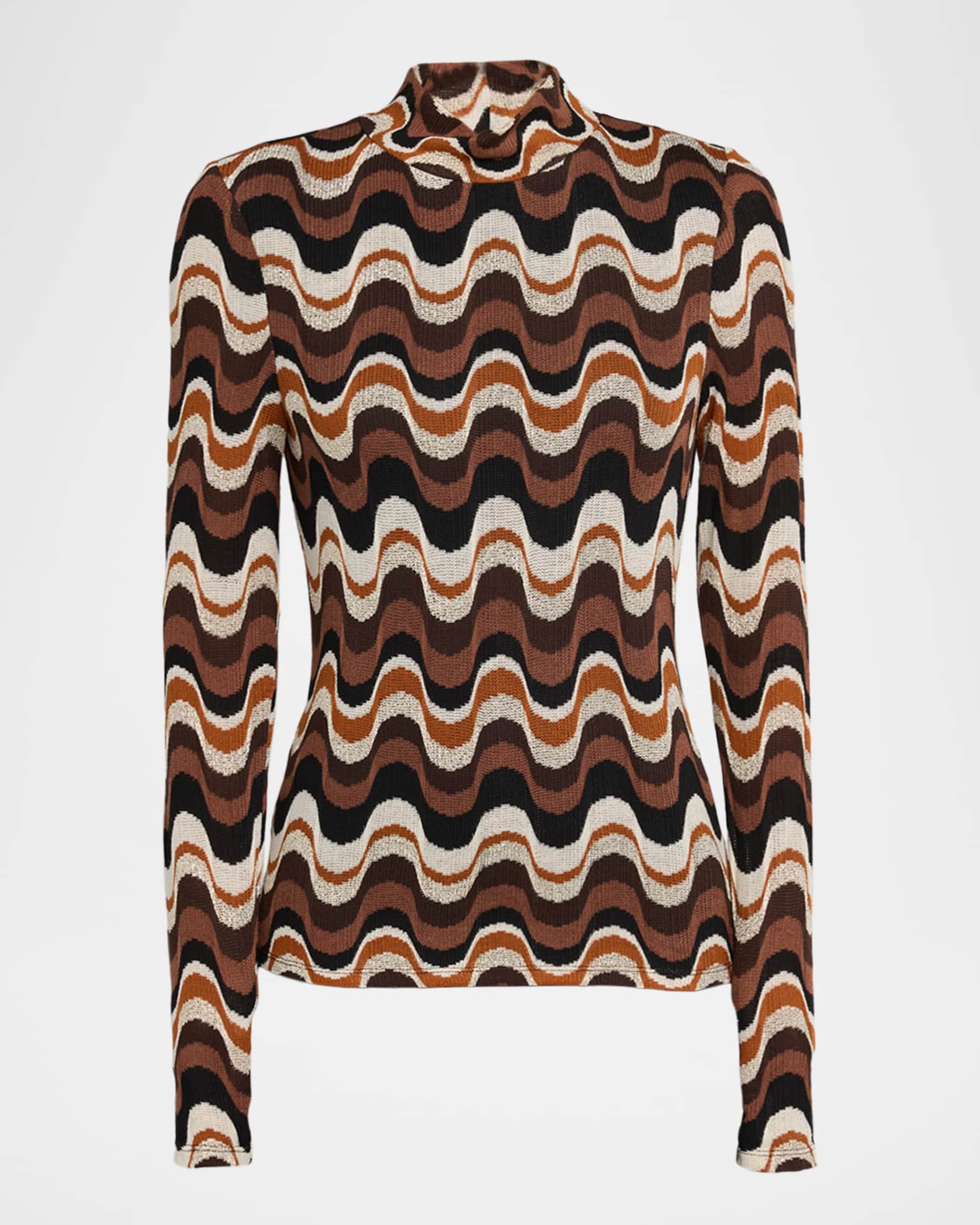 Ramy Brook Swirl Prudence Turtleneck Sweater | Neiman Marcus