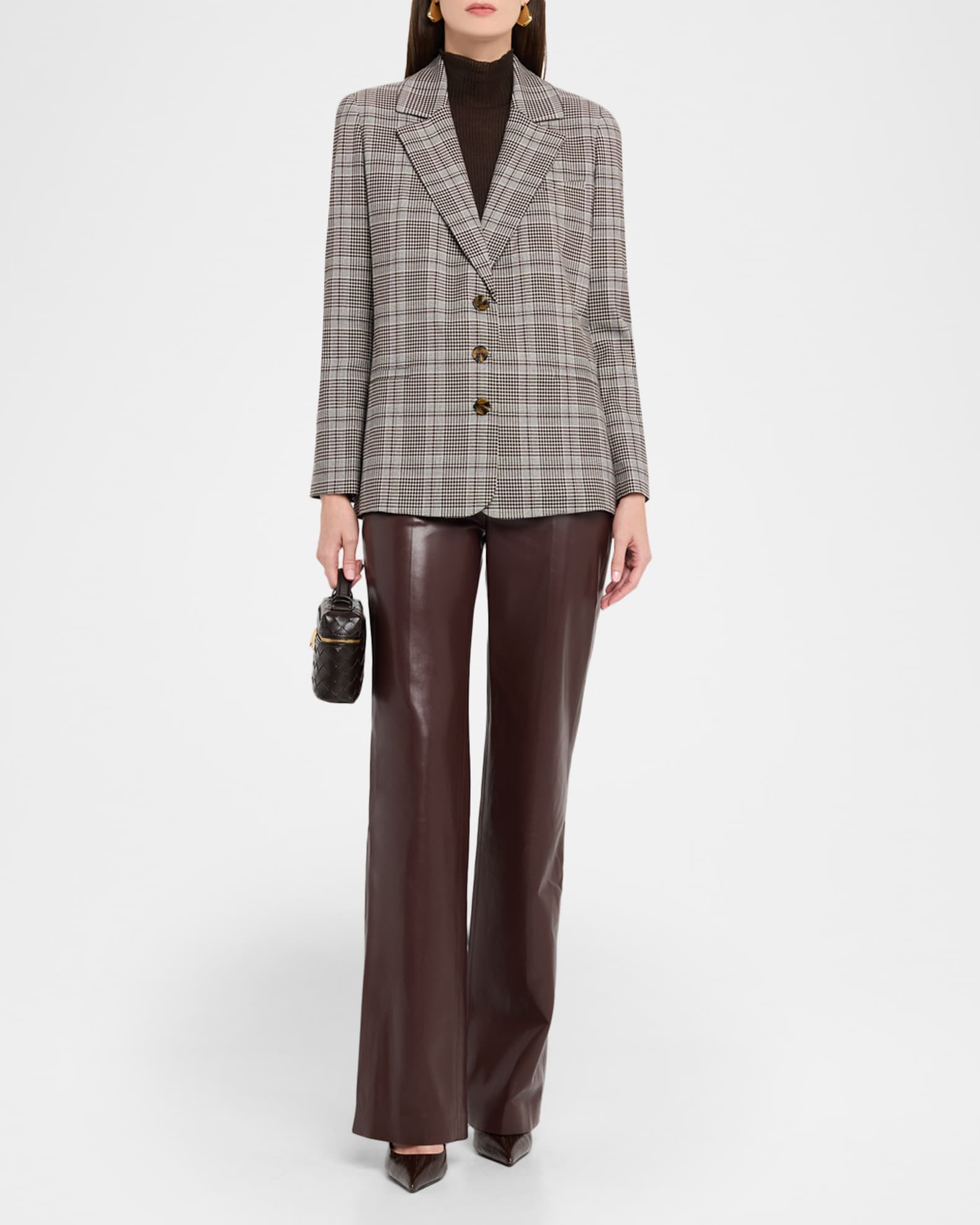 Alice + Olivia Michael Plaid Boxy Blazer | Neiman Marcus